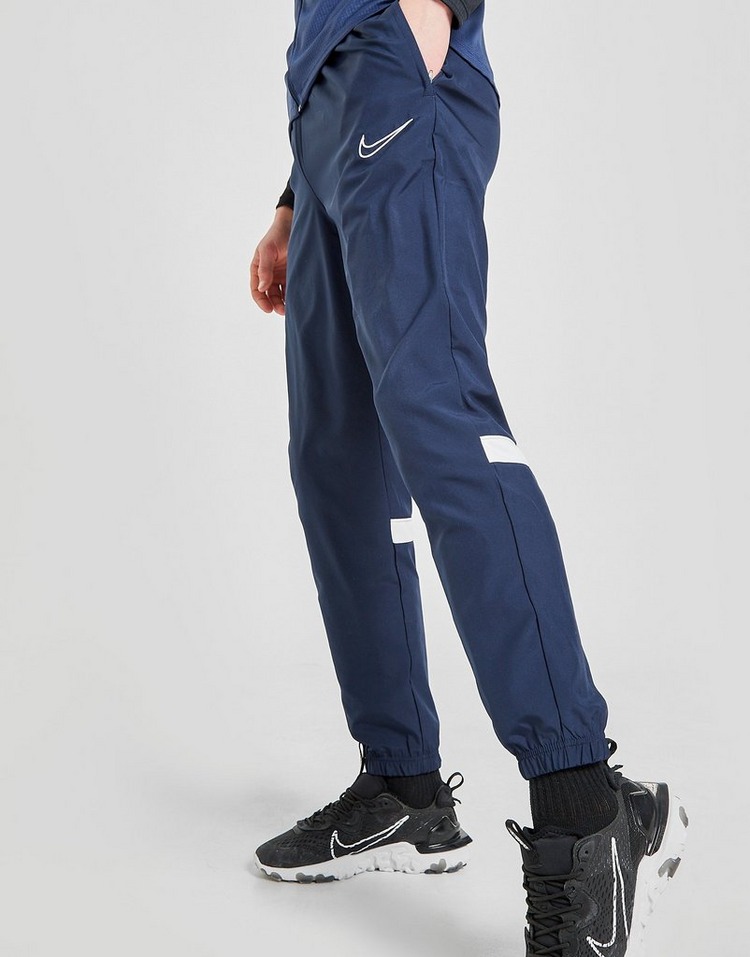 nike academy essential track pants blue