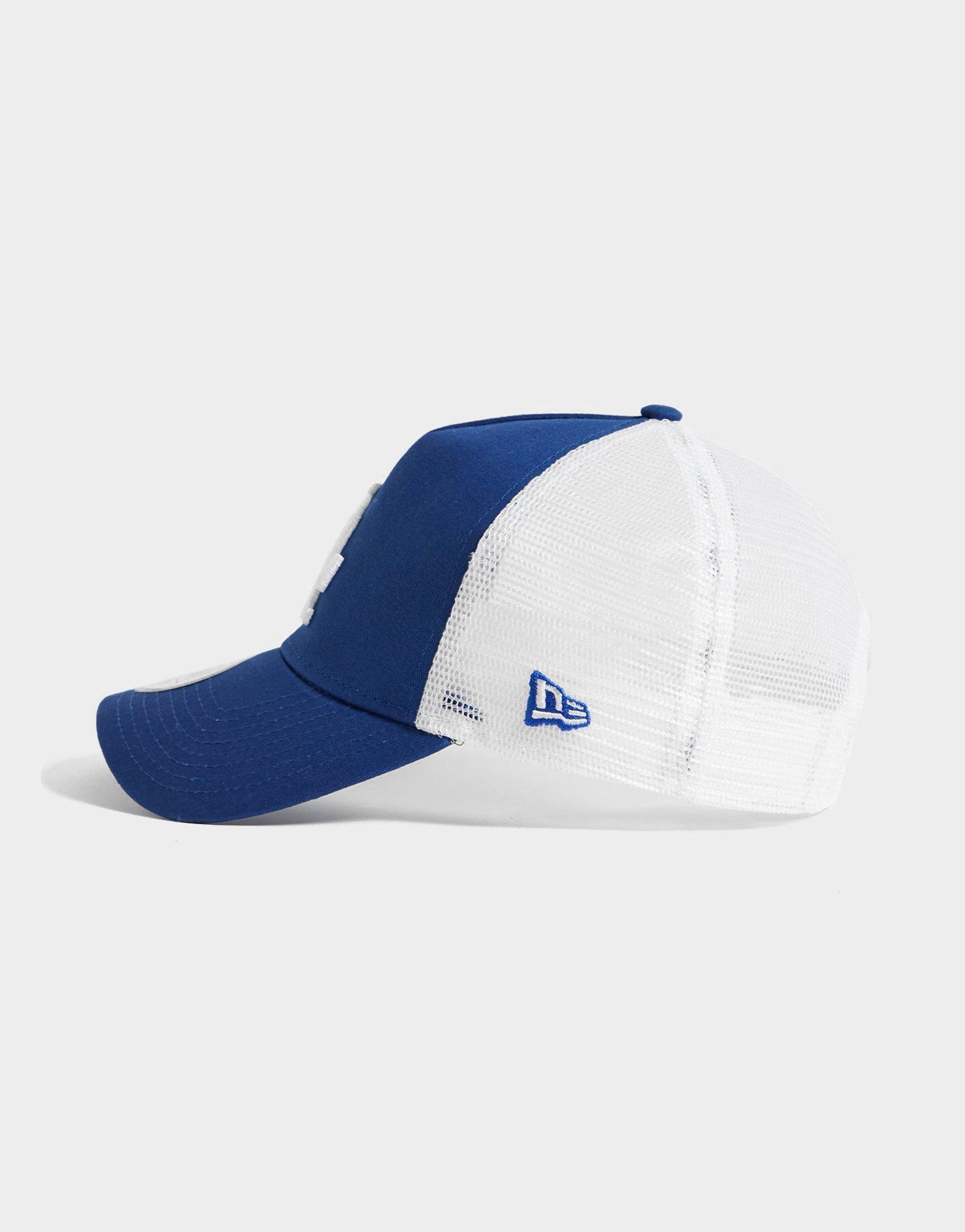 new era dodgers trucker hat