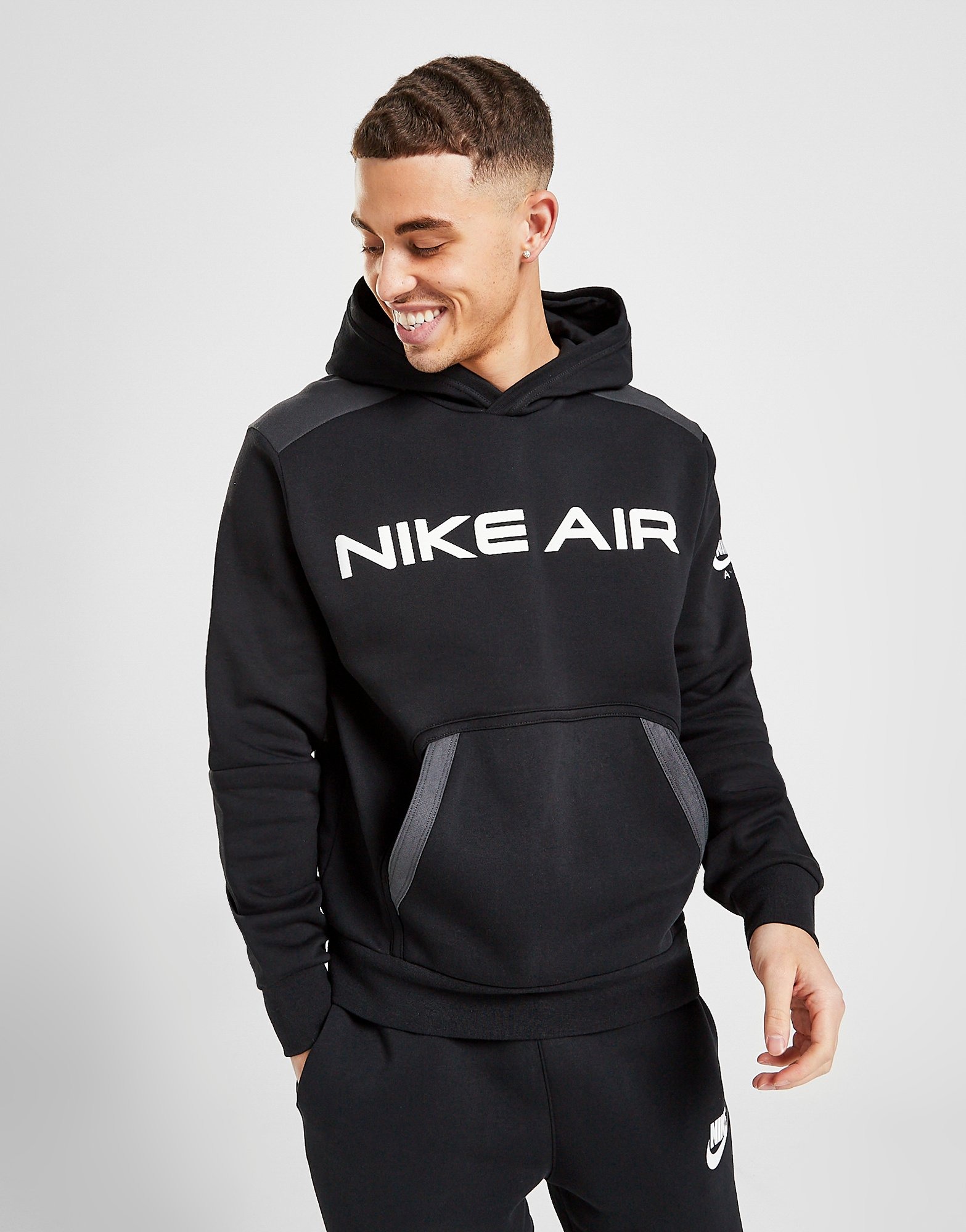  Nike  Air  Pullover Fleece  Hoodie  Herren Schwarz JD Sports