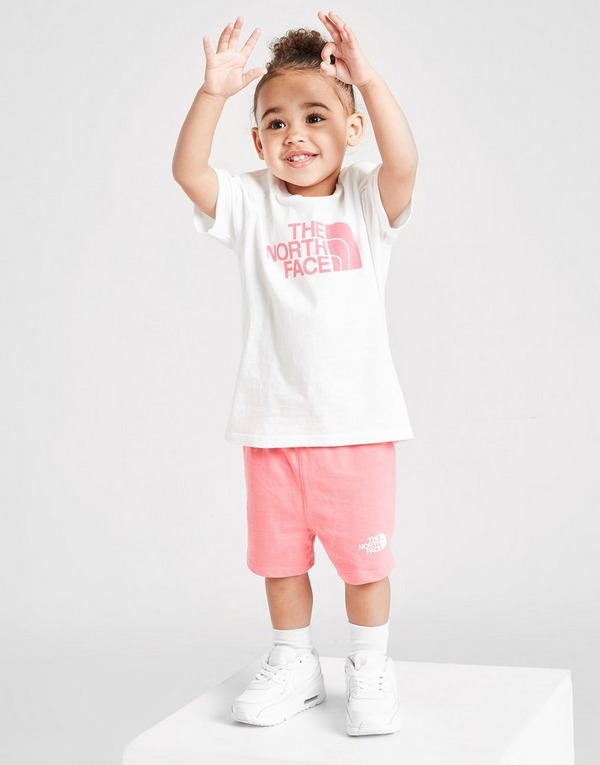 The North Face Girls T Shirts Shorts Set Infant