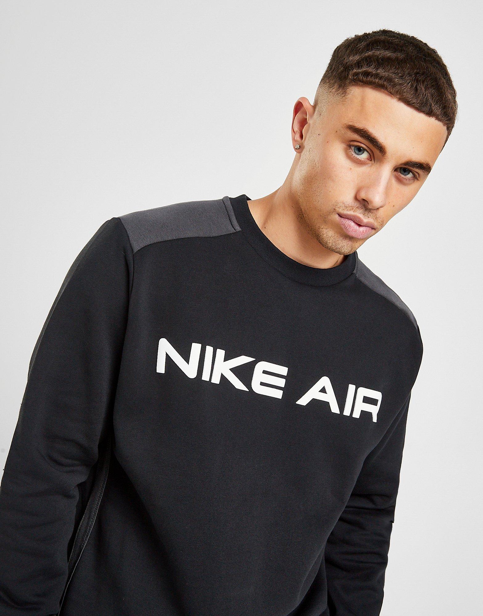 nike air crew sweatshirt black