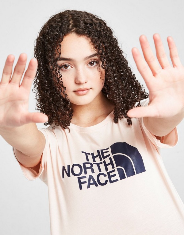 The North Face Girls Easy Cropped T Shirt Junior
