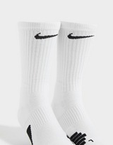 White Nike Elite Crew Basketball Socks | JD Sports UK