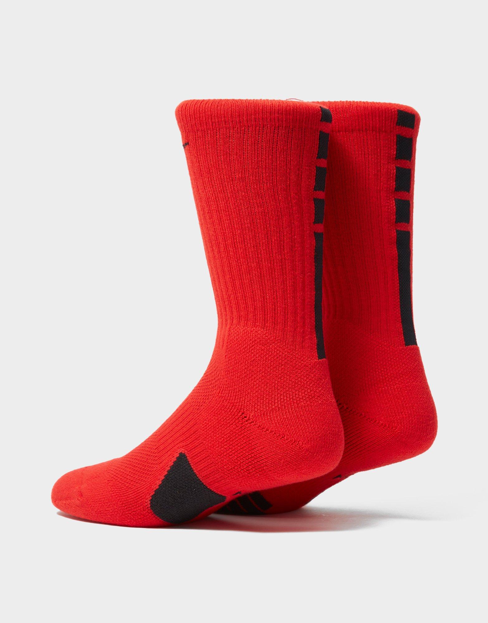 Black red 2024 nike socks