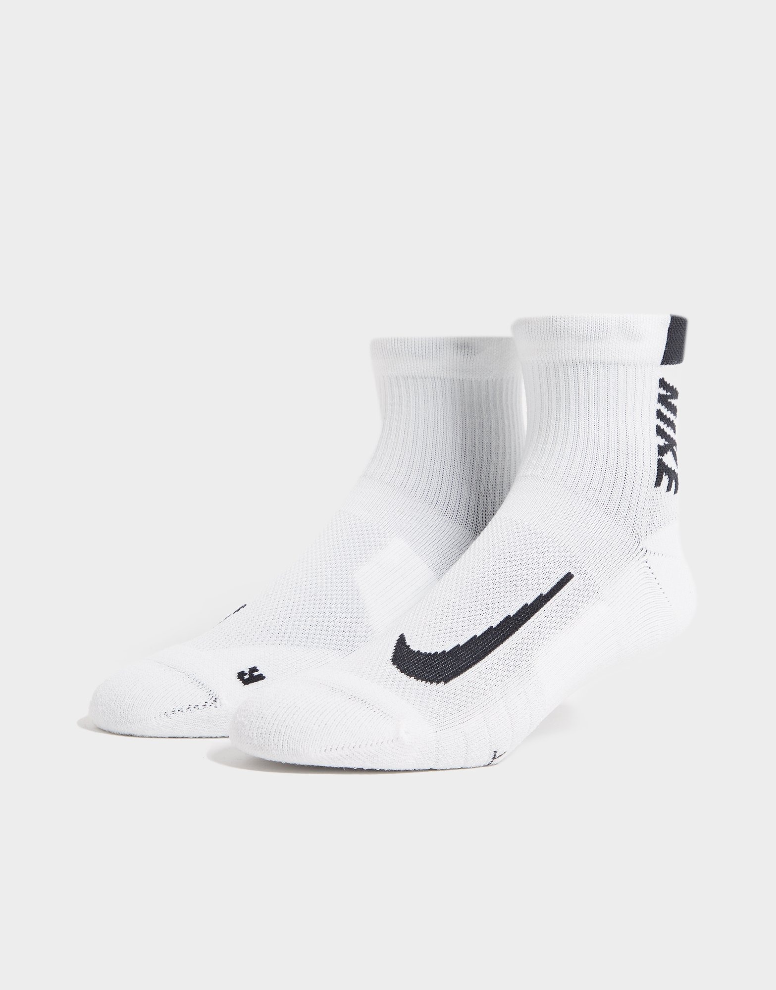 White Nike Multiplier Running Ankle 2 Pack Socks JD Sports Ireland