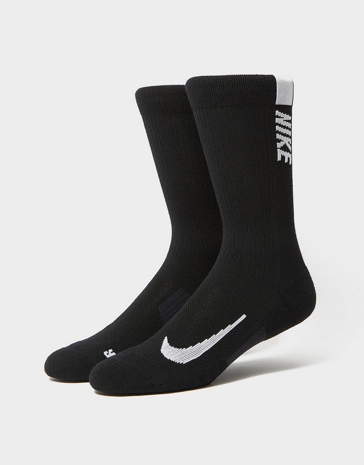 Black Nike 2-Pack Running Crew Socks | JD Sports UK