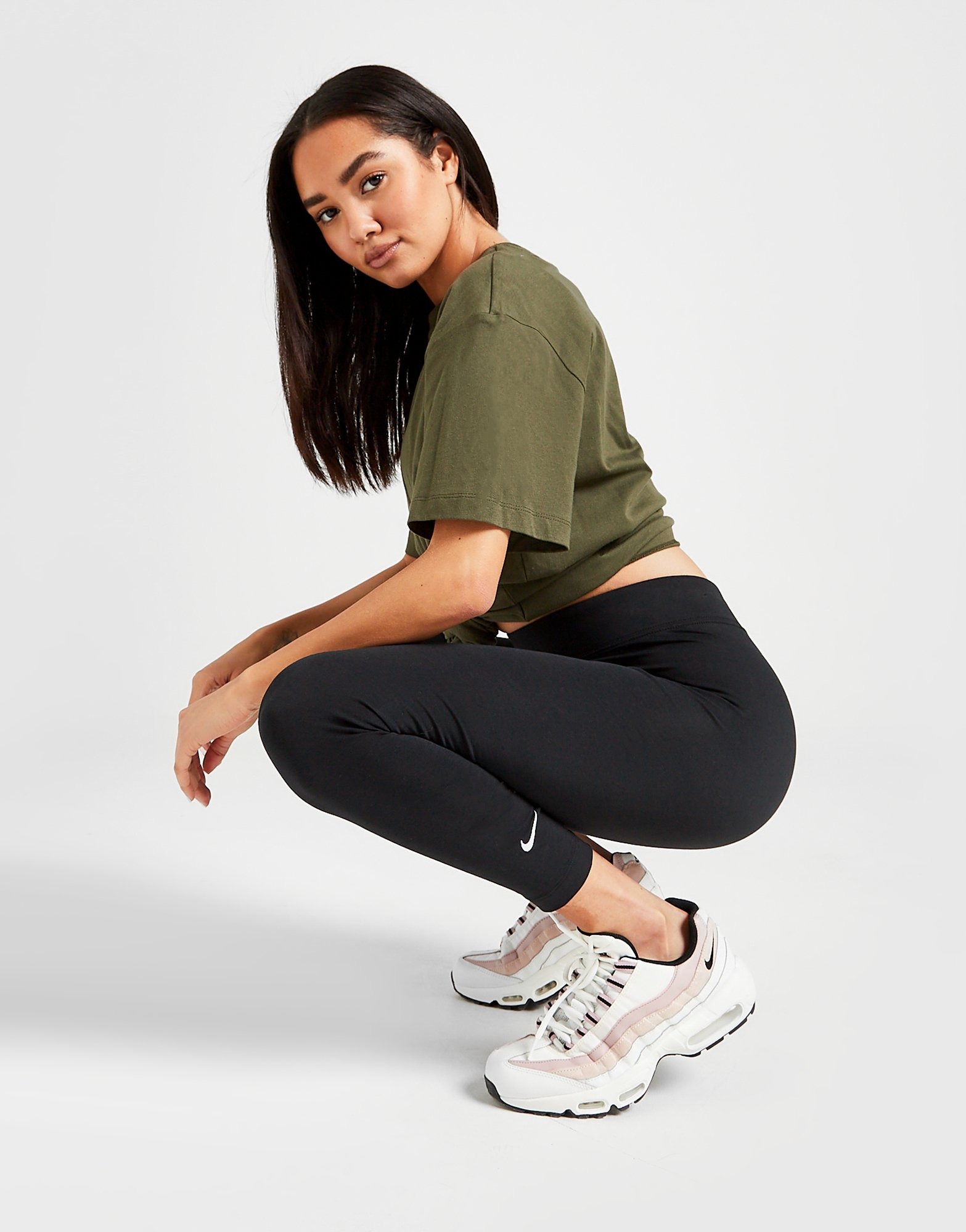 Black Nike Club Leggings | JD Sports UK