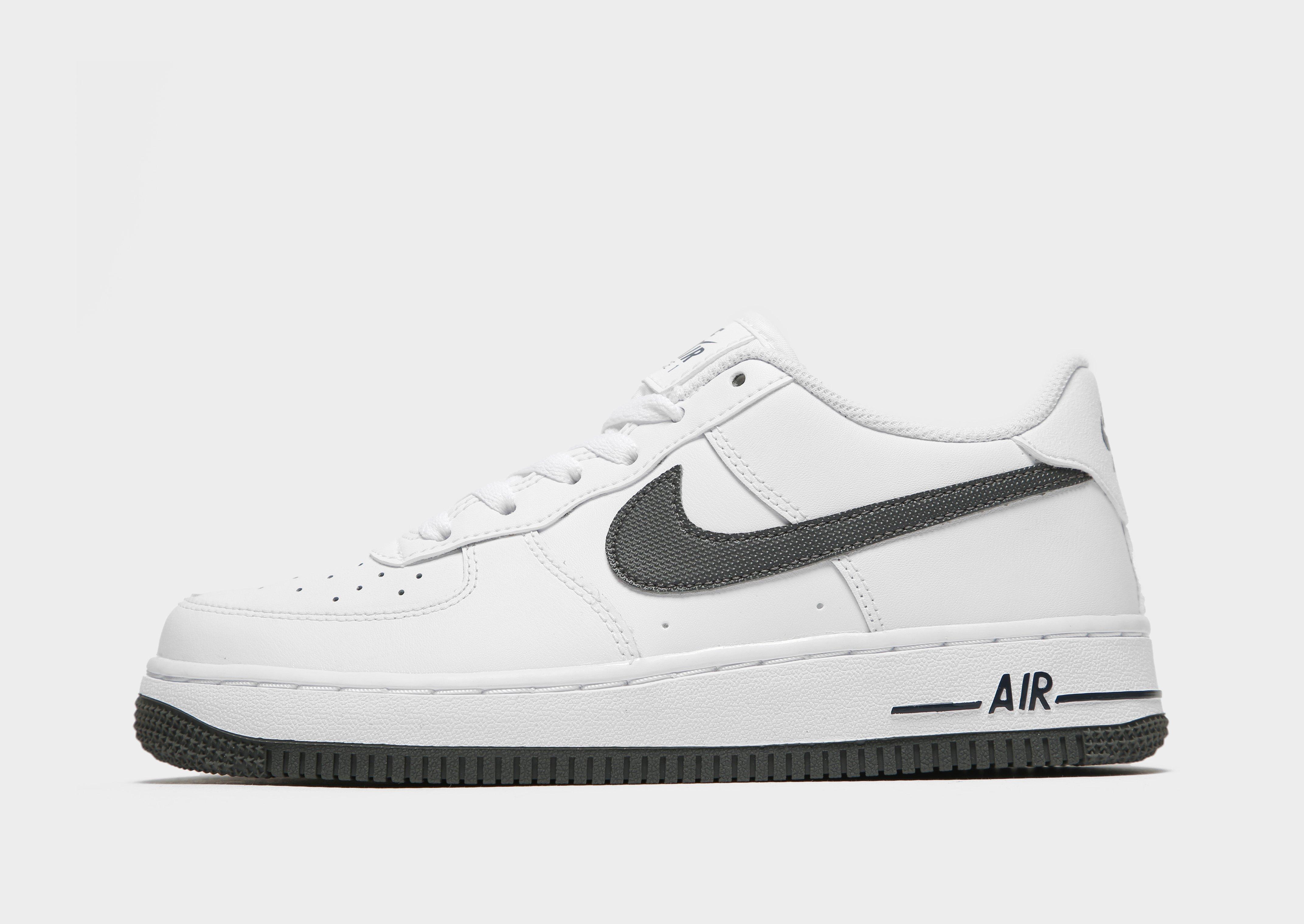 nike air force 1 low junior white and black