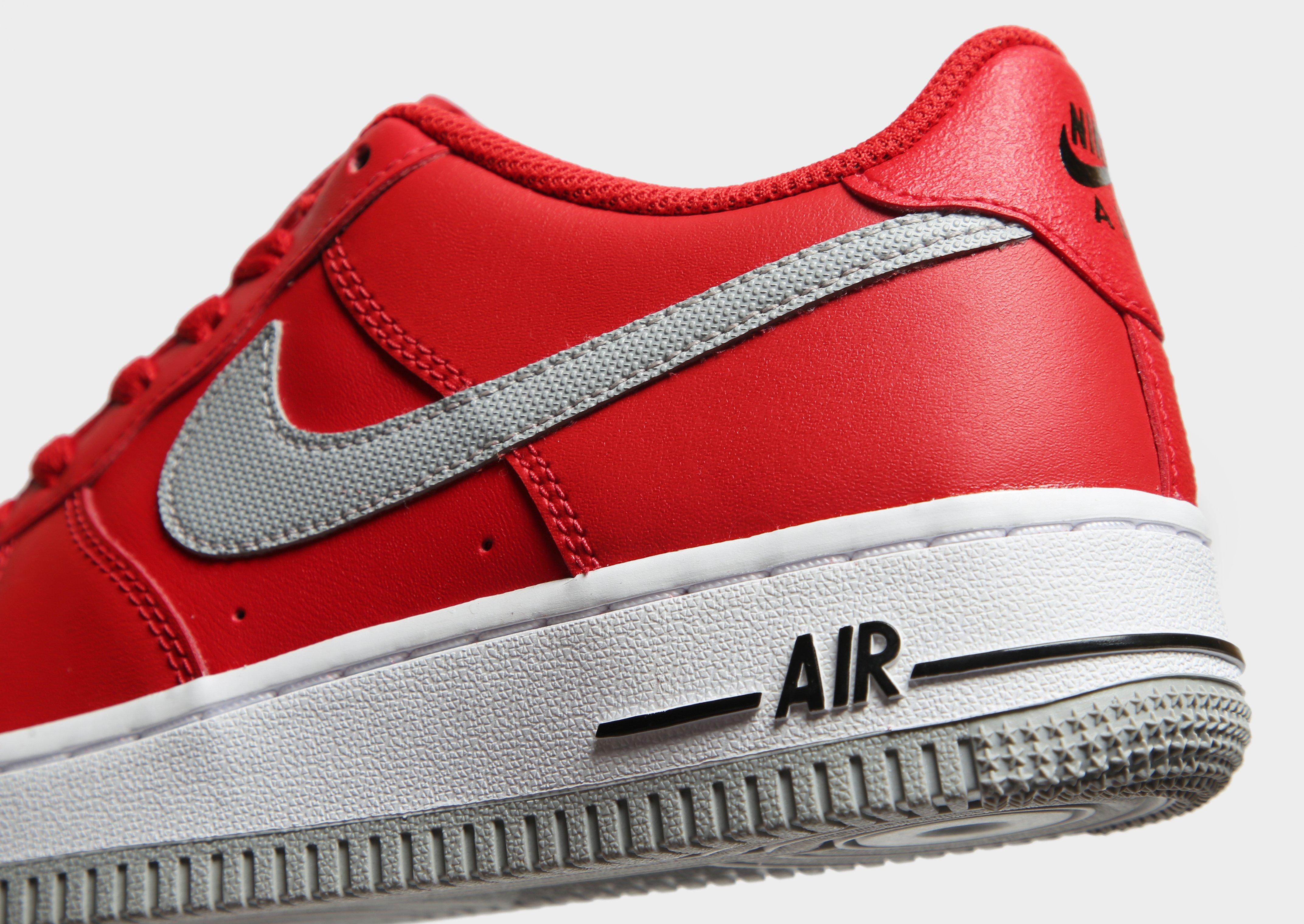 nike air force 1 red junior