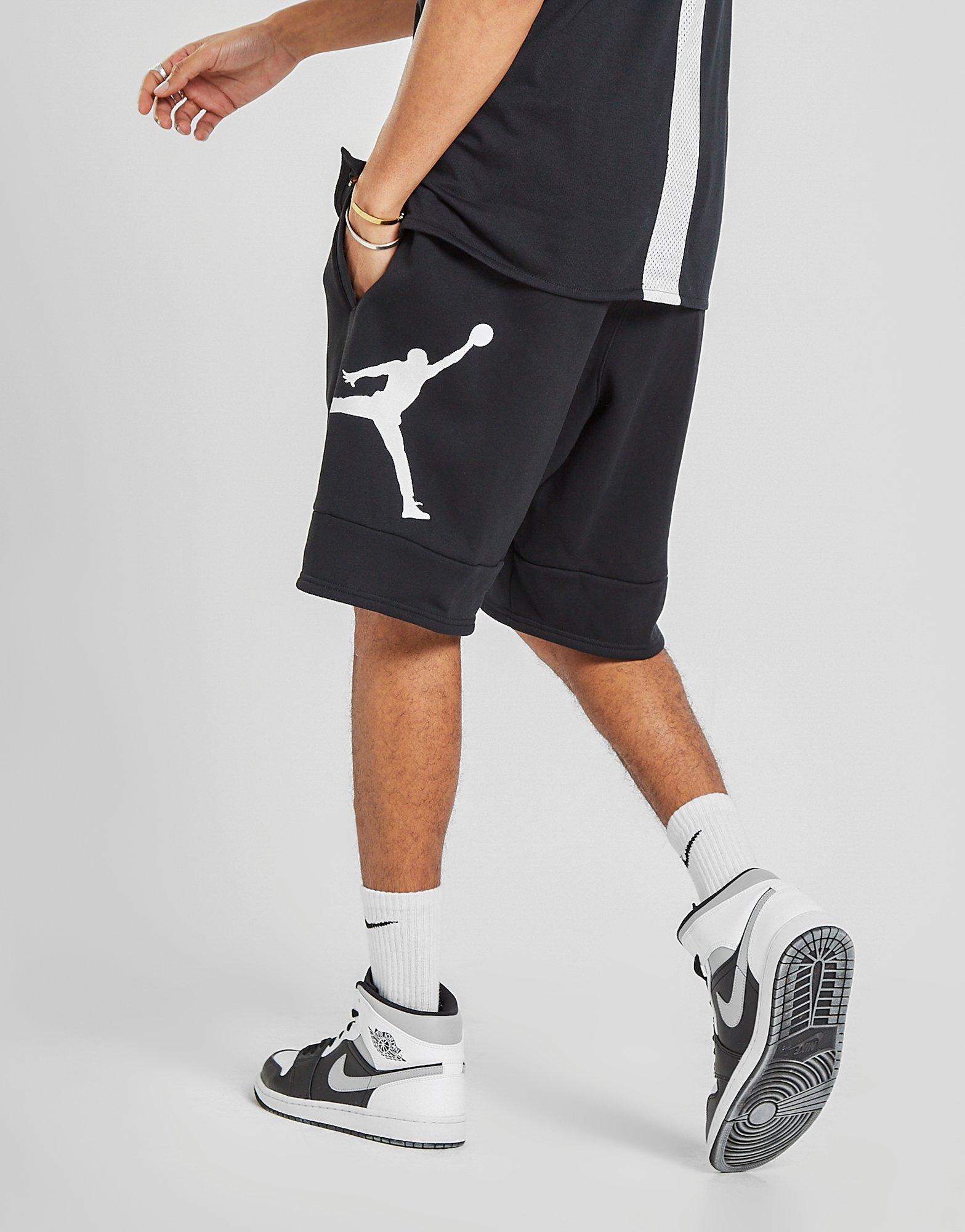 Zwart Jordan Jumpman Air Fleece Shorts 