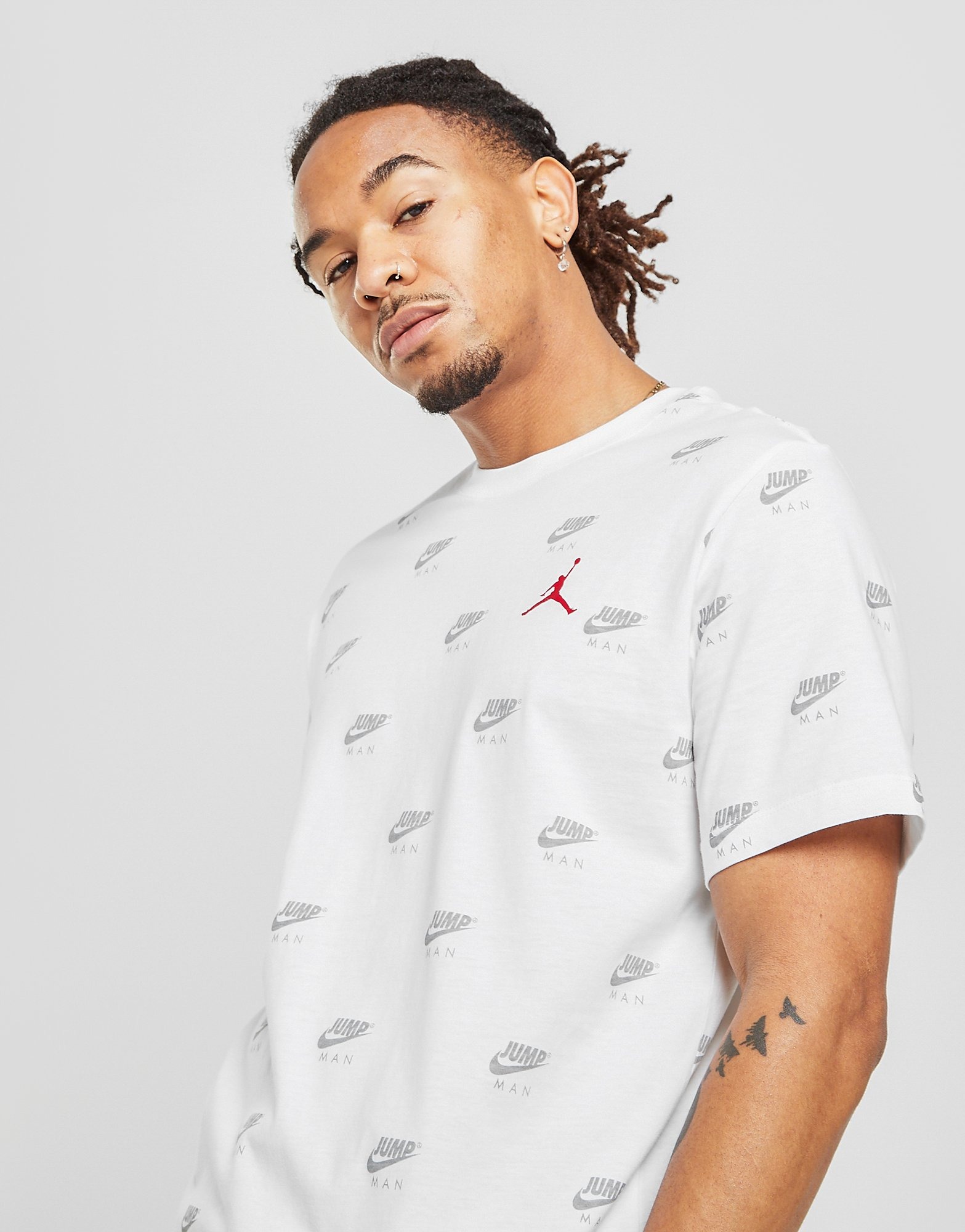 White Jordan Jumpman Printed T-Shirt | JD Sports