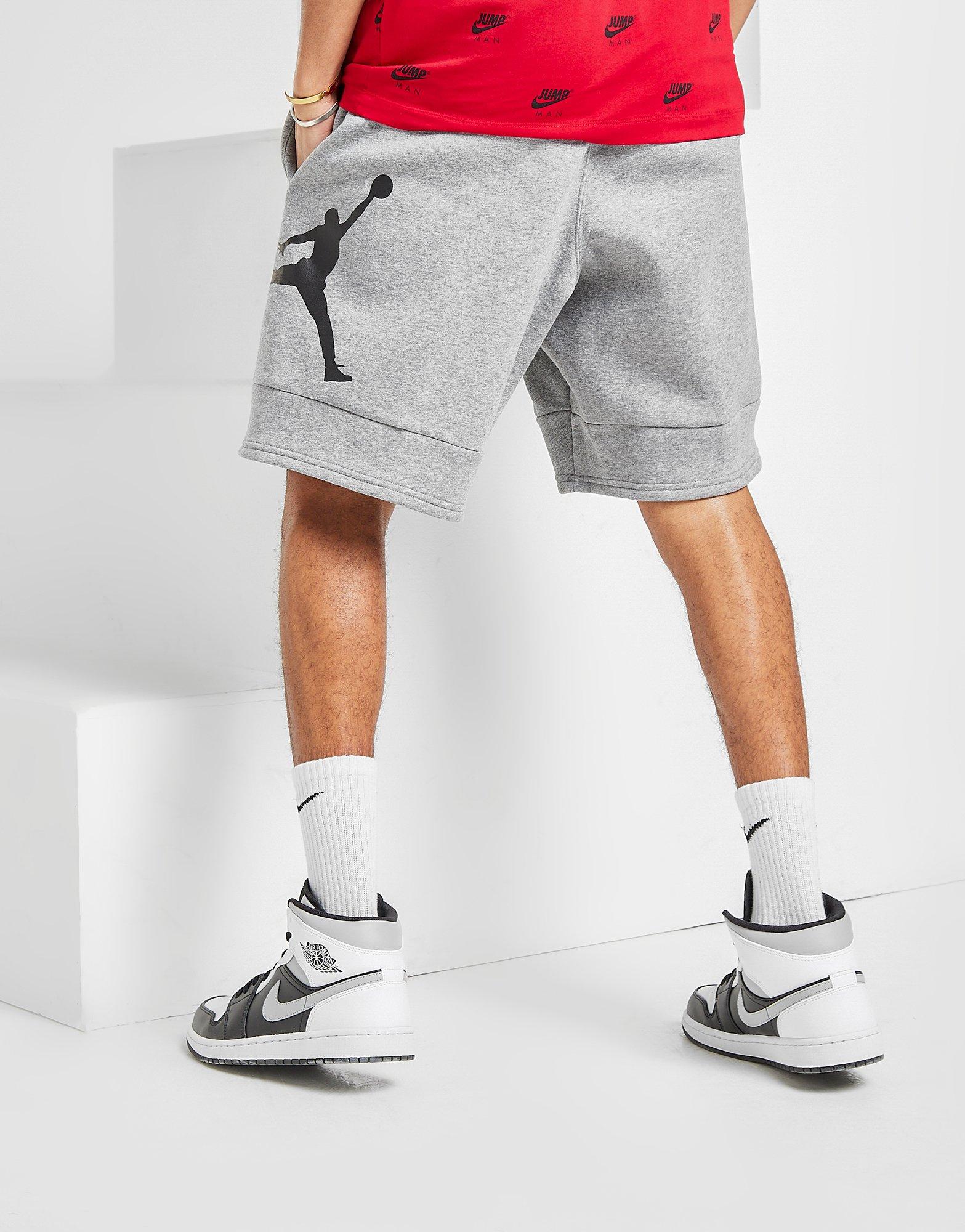 Grey Jordan Jumpman Air Fleece Shorts 