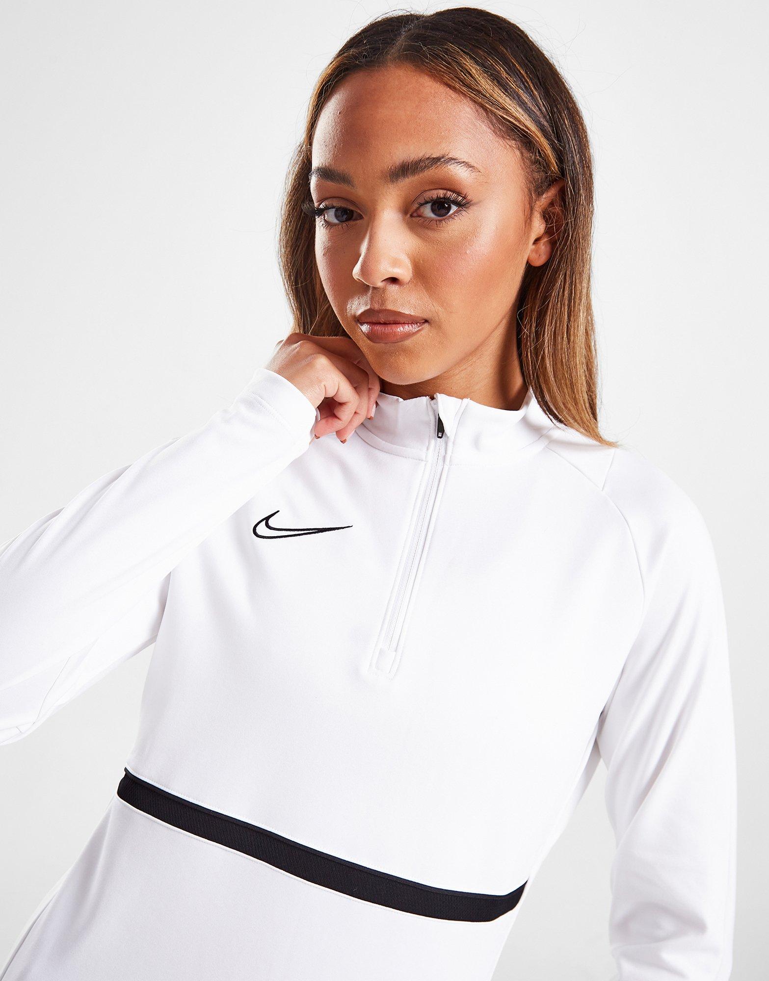 white nike academy top