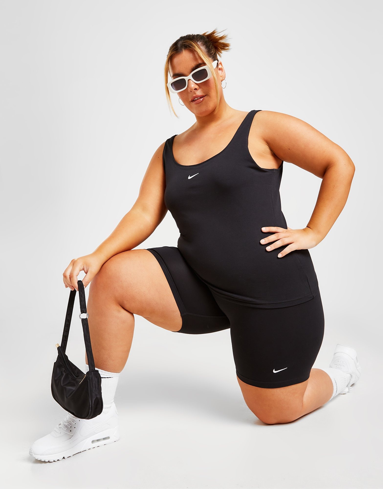 landsby Samlet mølle Black Nike Core Plus Size Cycle Shorts | JD Sports UK