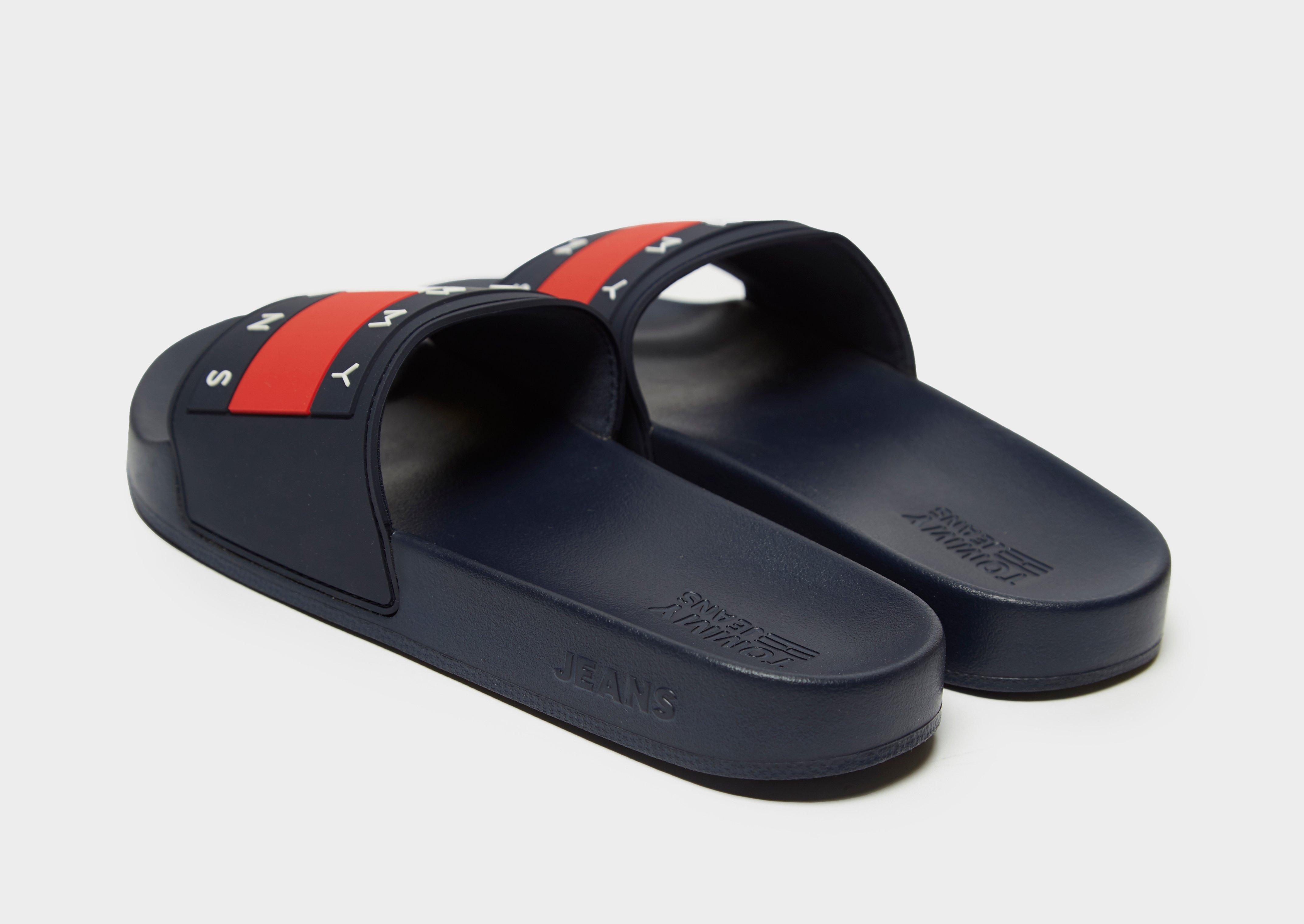 tommy jeans flag slides