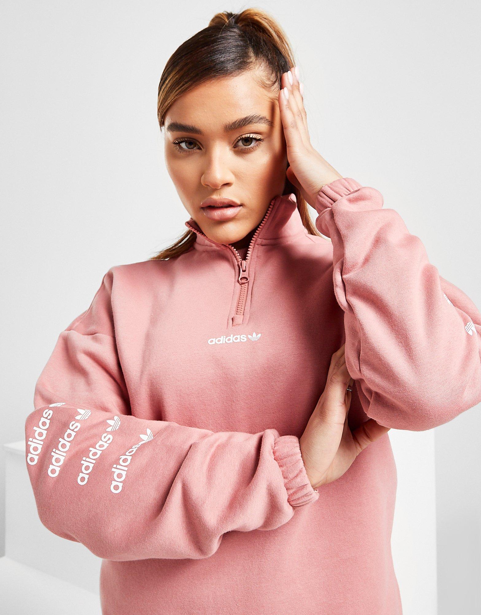 womens adidas quarter zip