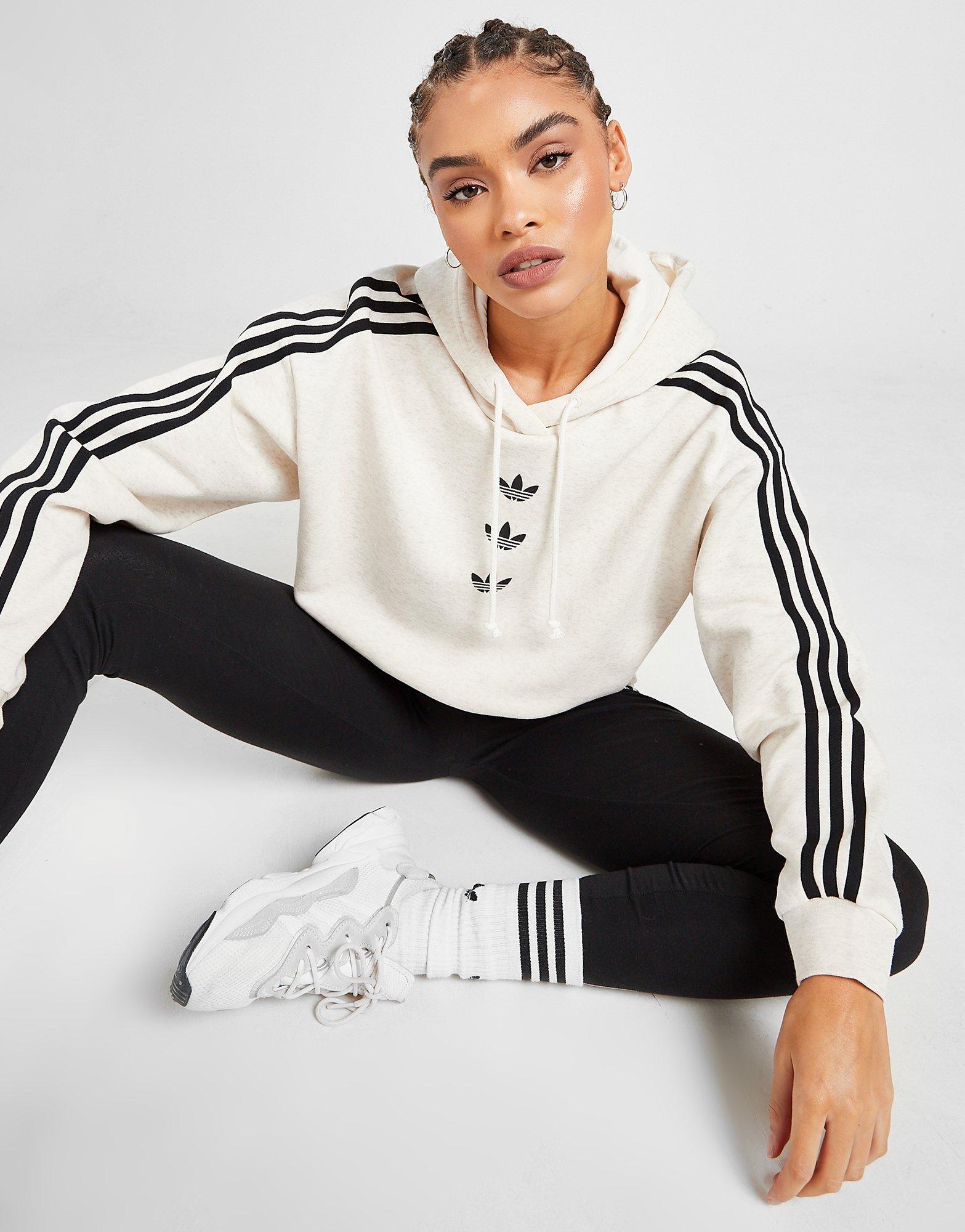 adidas originals boyfriend trefoil hoodie