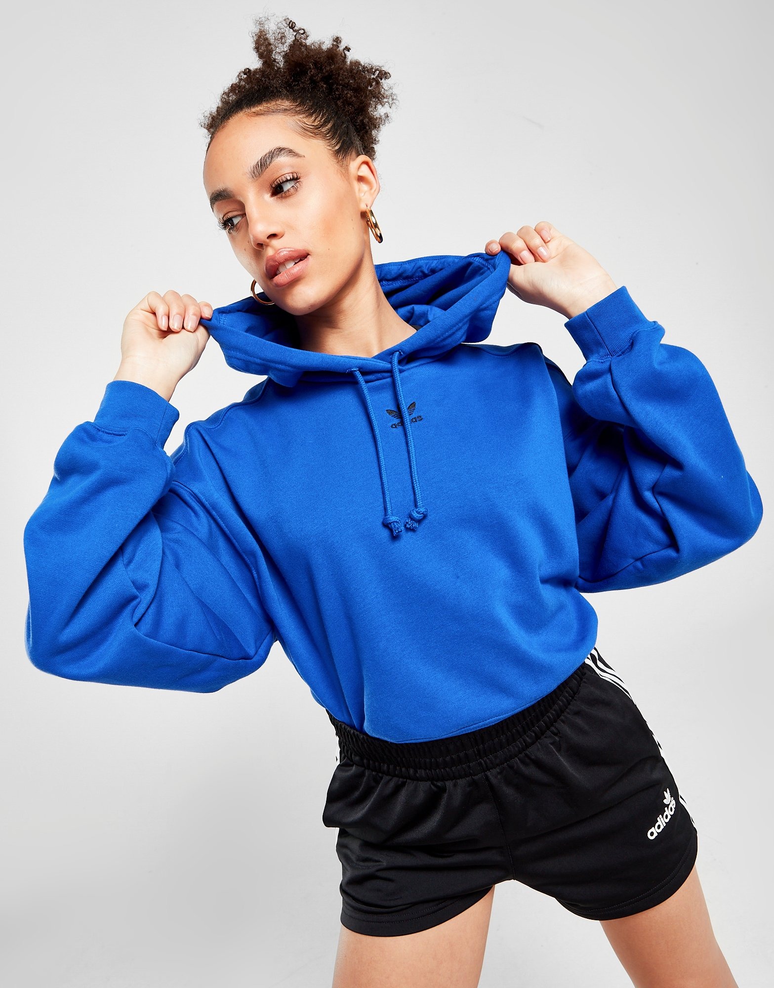 adidas mint cropped hoodie