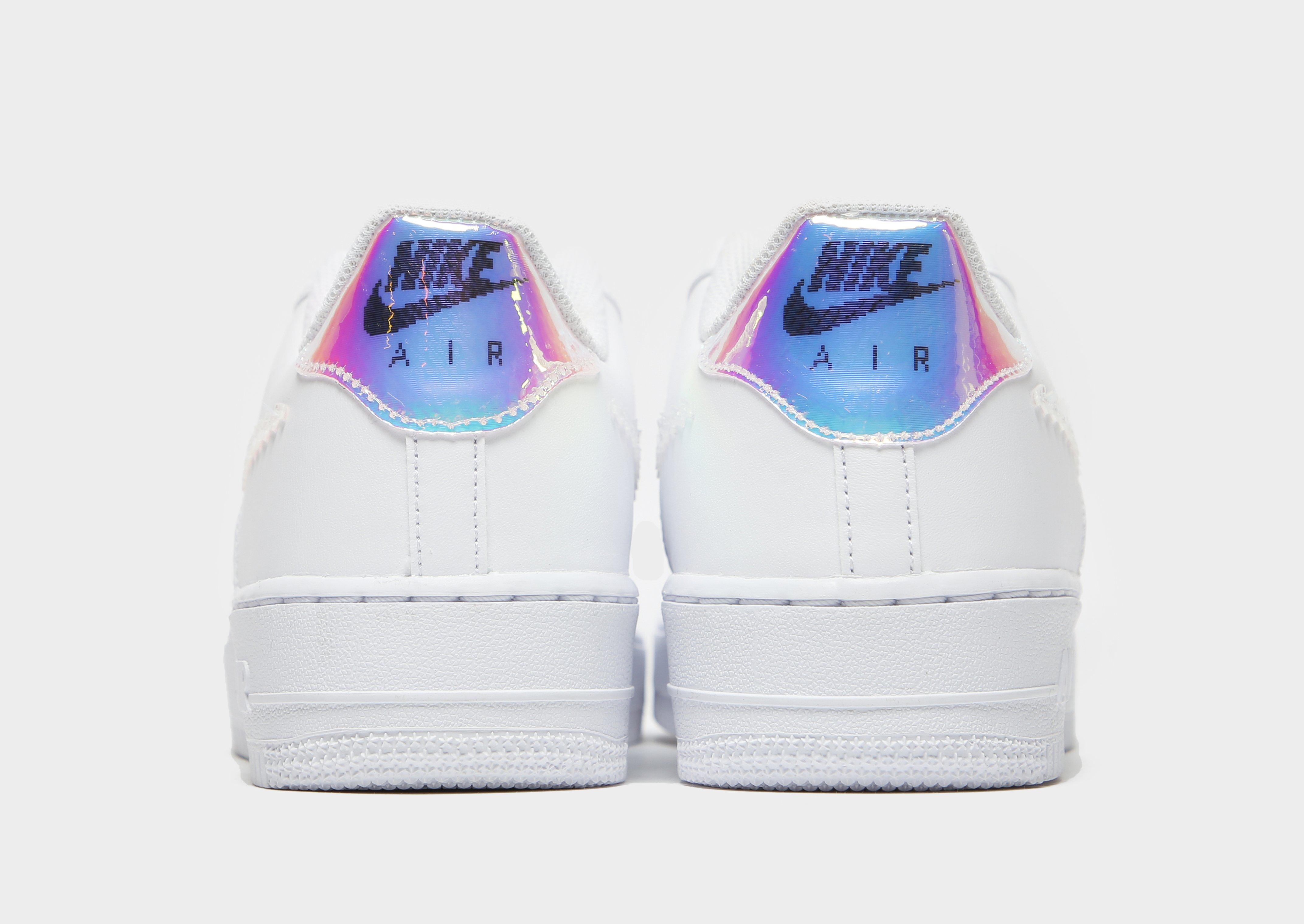 nike air force 1 junior pink and white
