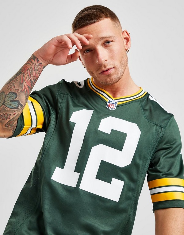 Nike camiseta NFL Green Bay Packers Rogers #12 en Verde