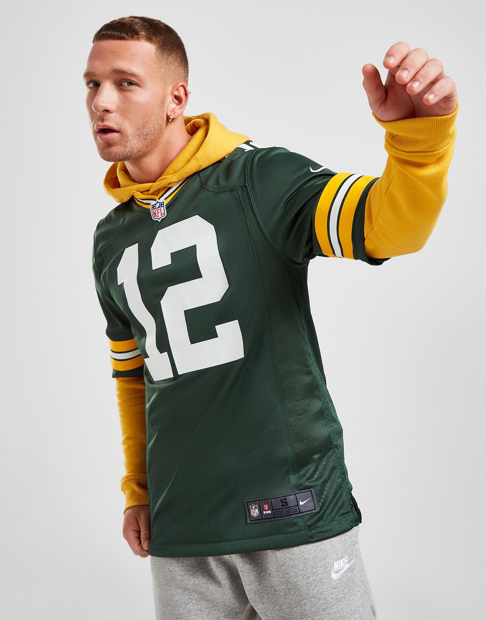 Nike NFL Green Bay Packers Game Road Jersey - RODGERS - Mens