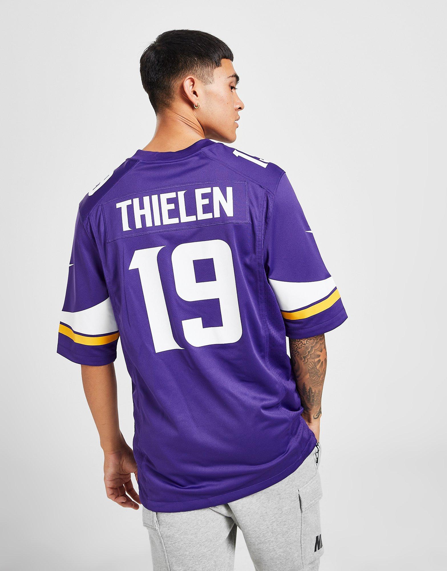 Nike Women's NFL Jersey Minnesota Vikings Adam Thielen #19 White Size  Small