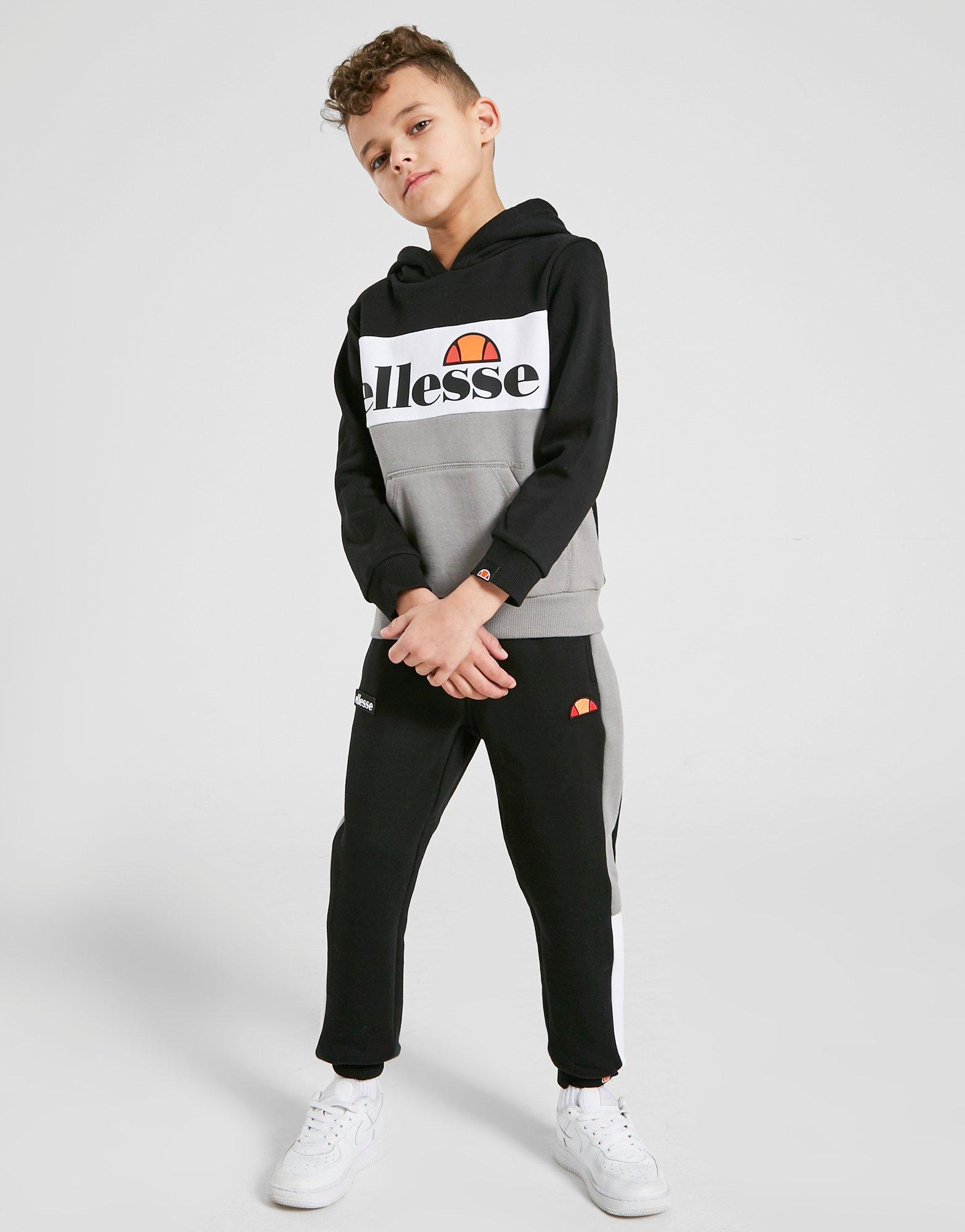 ellesse tracksuit black