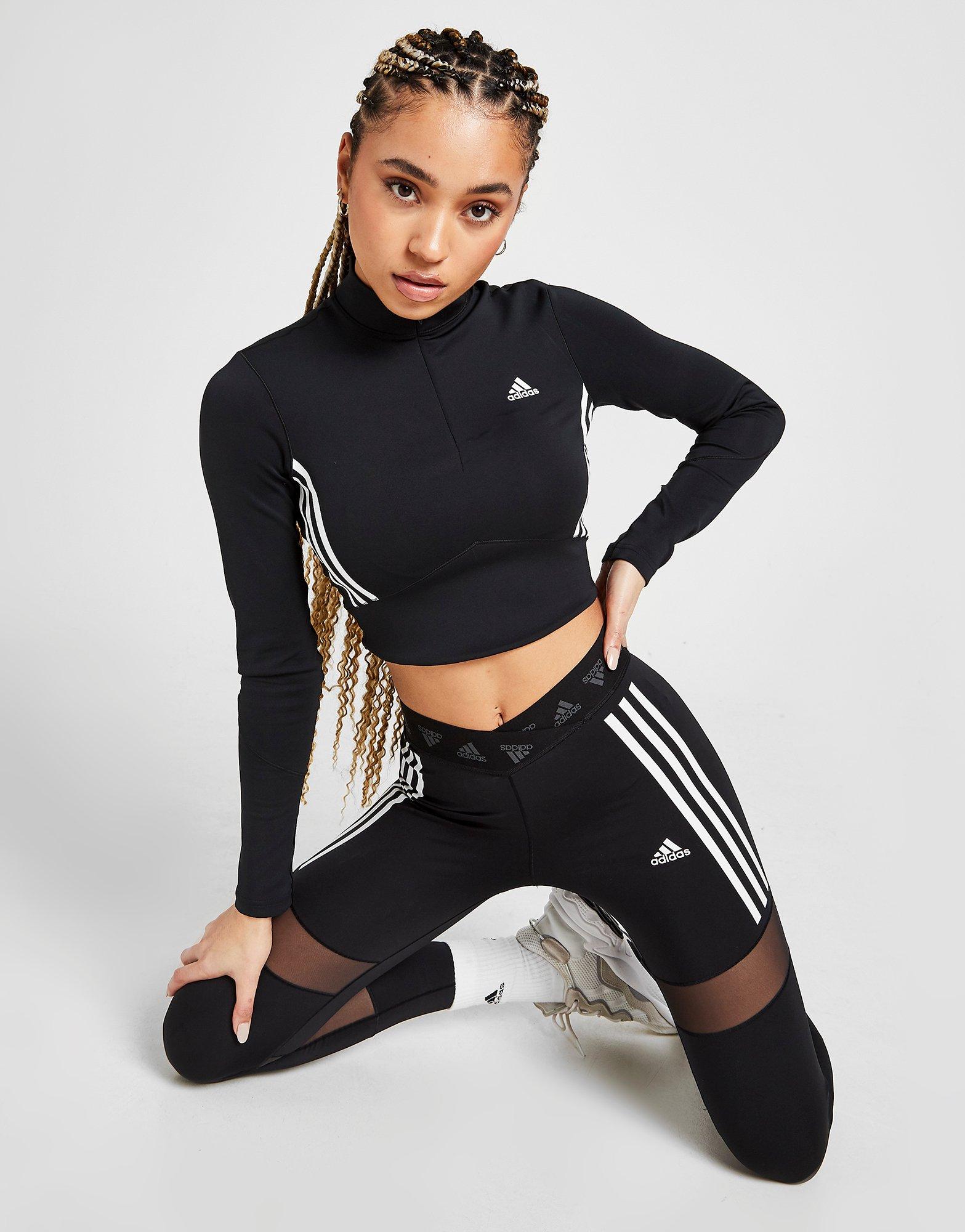 adidas leggings and crop top