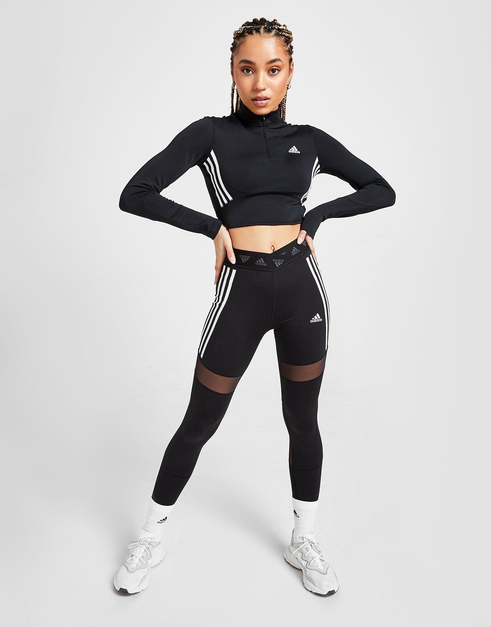 adidas mesh crop top