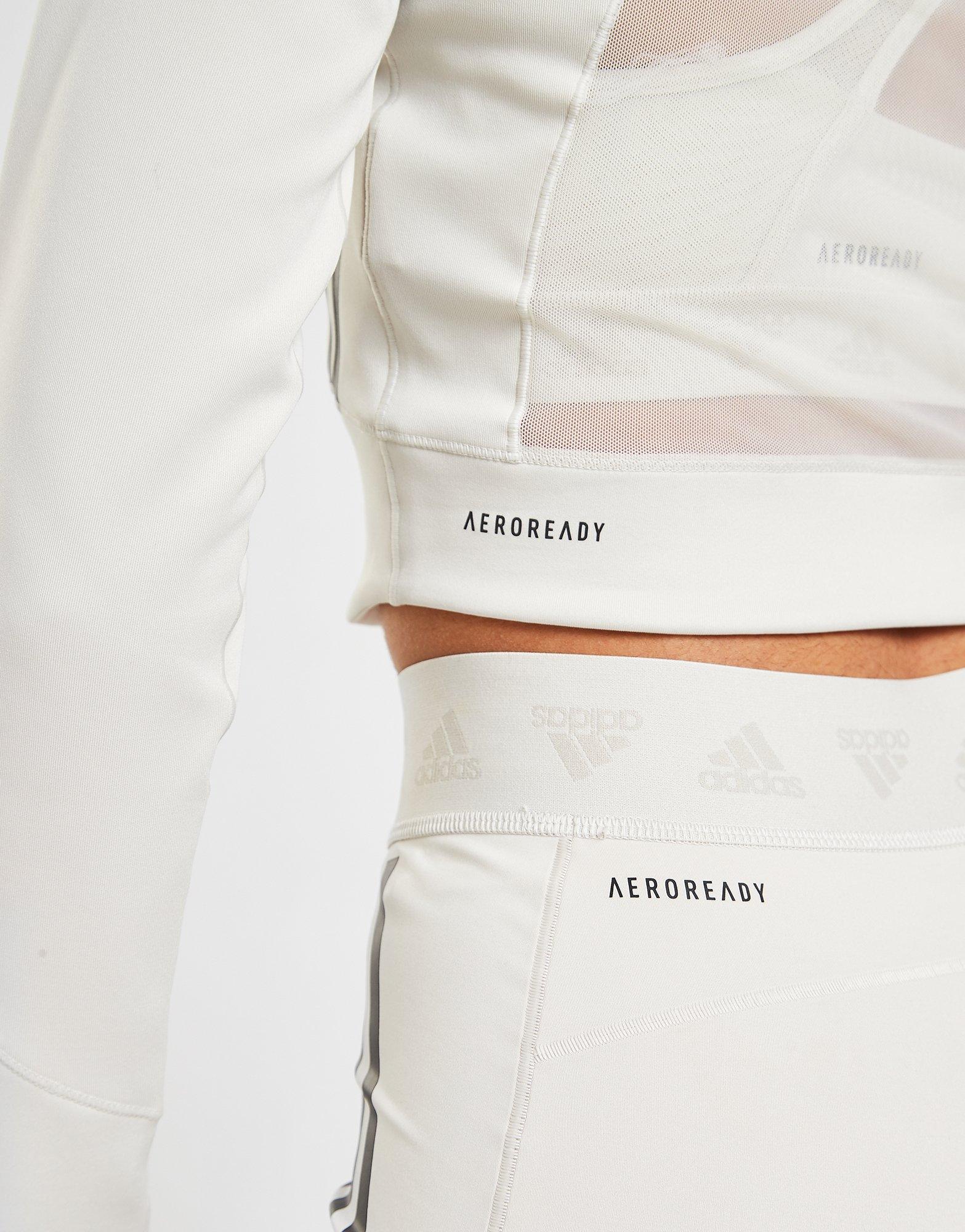 adidas mesh crop top