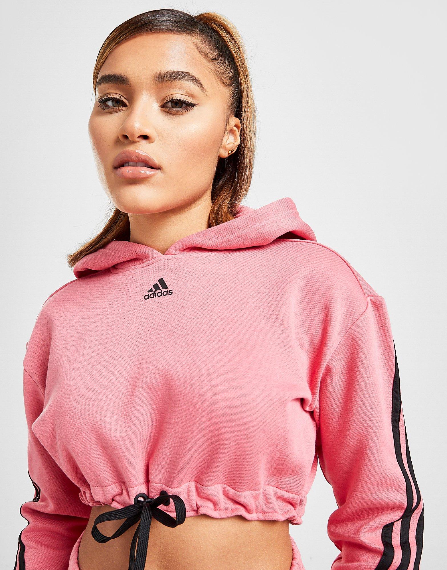 micro crop hoodie