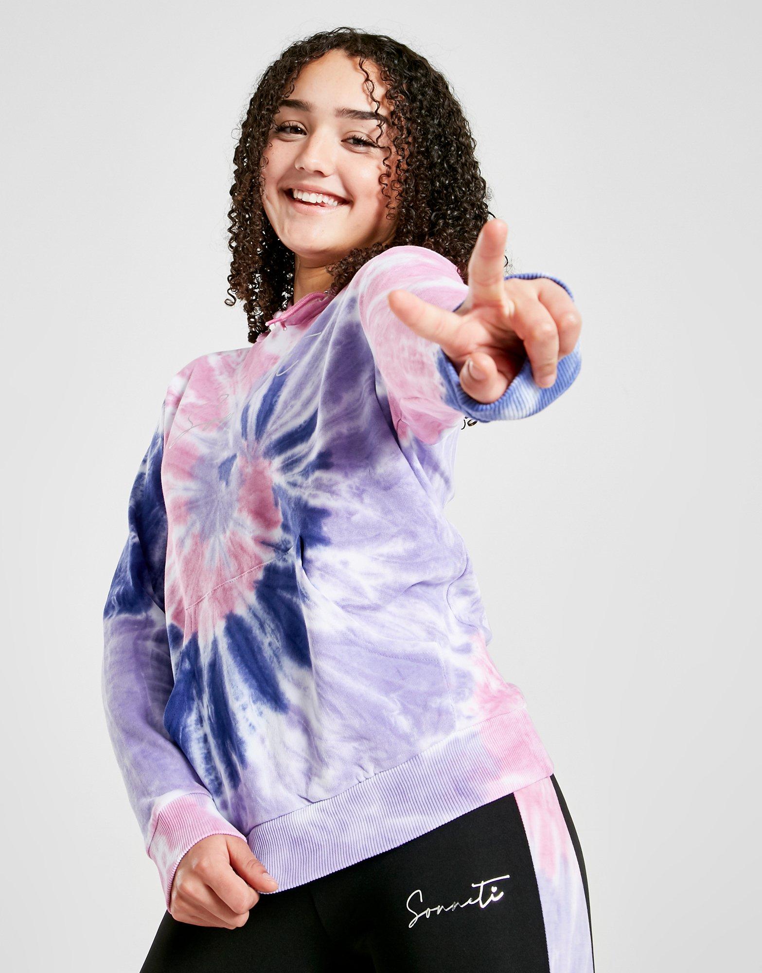 Sonneti Girls' Tie Dye Felpa con cappuccio Junior