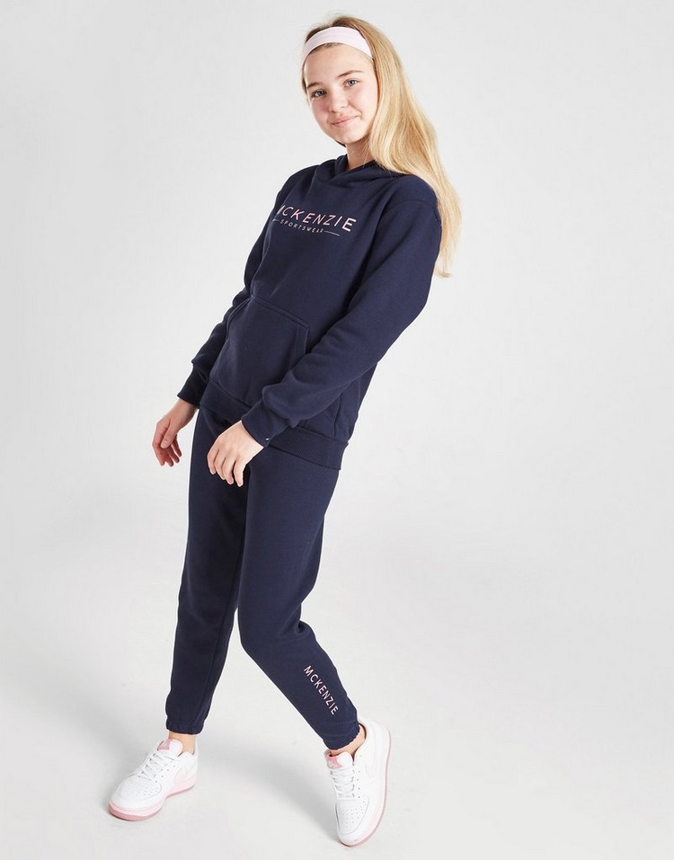 Blue McKenzie Girls' Essential Hooded Tracksuit Junior JD Sports