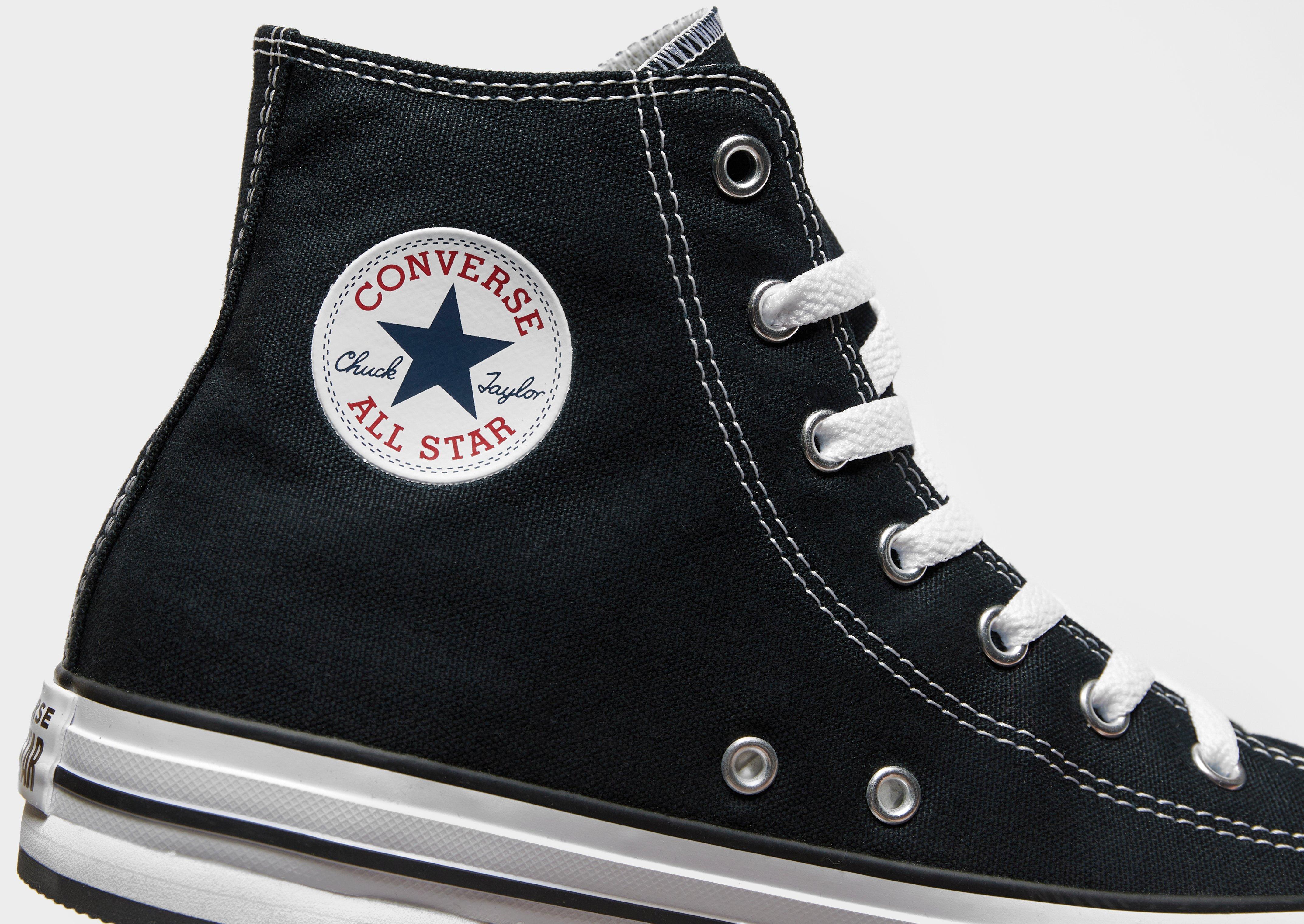 junior black converse