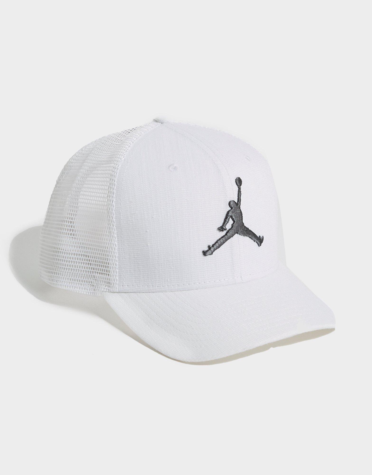 cappello jordan bianco