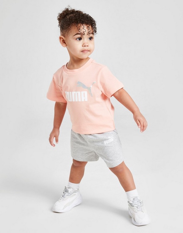 Acheter Rose Puma Ensemble Fille Essential T Shirt Shorts Bebe