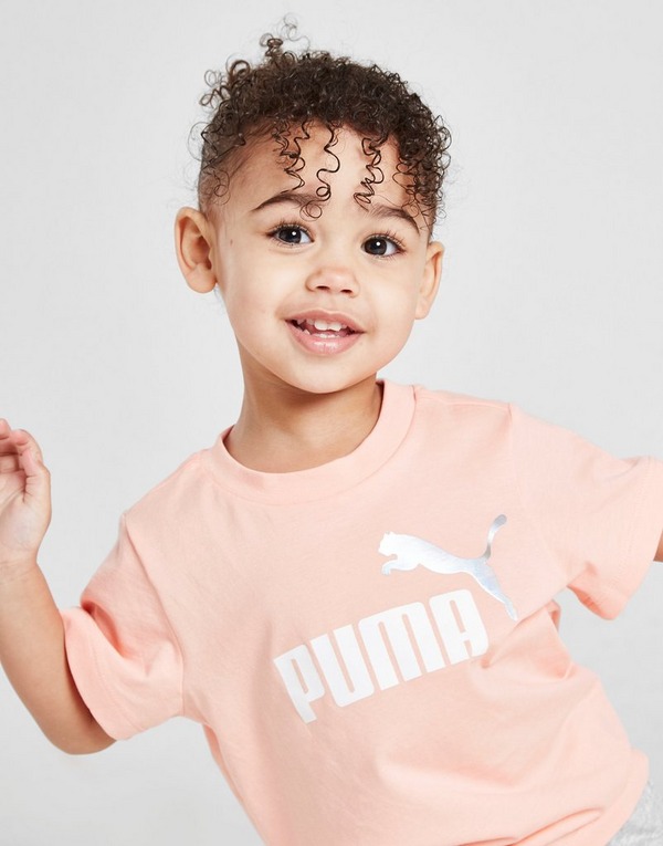 Acheter Rose Puma Ensemble Fille Essential T Shirt Shorts Bebe