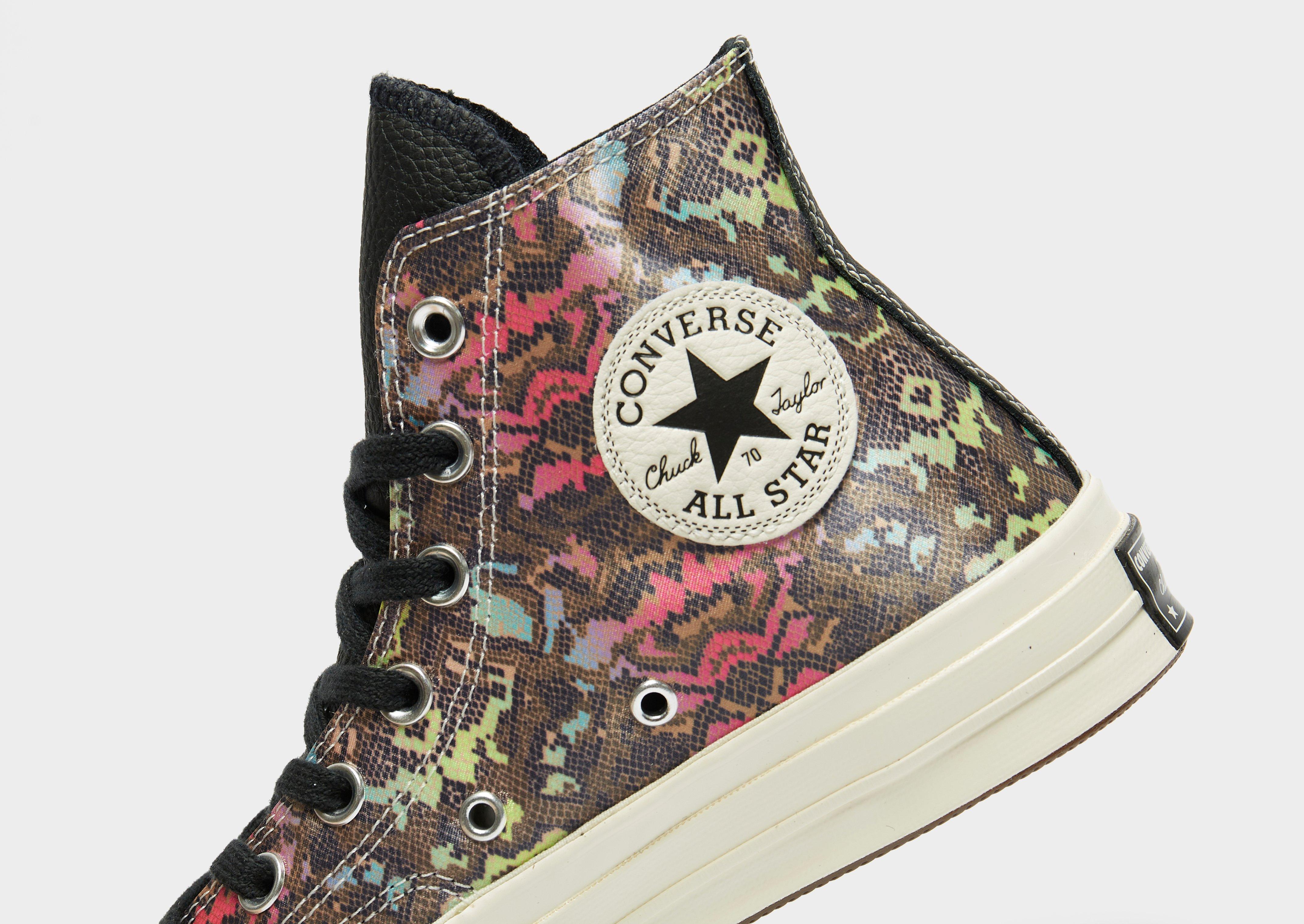 snake converse high tops