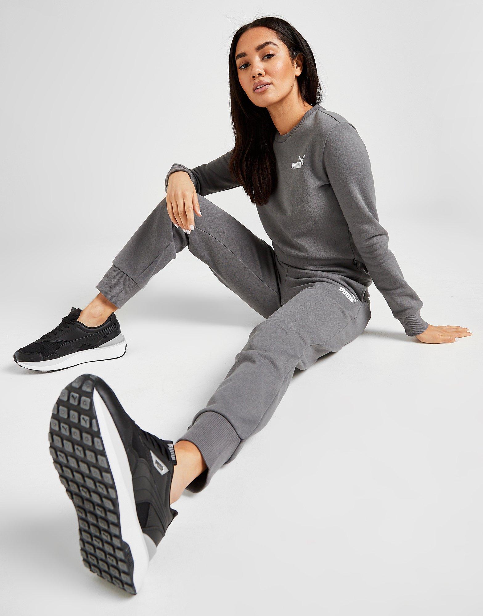 Grey Puma Core Fleece Joggers - JD Sports