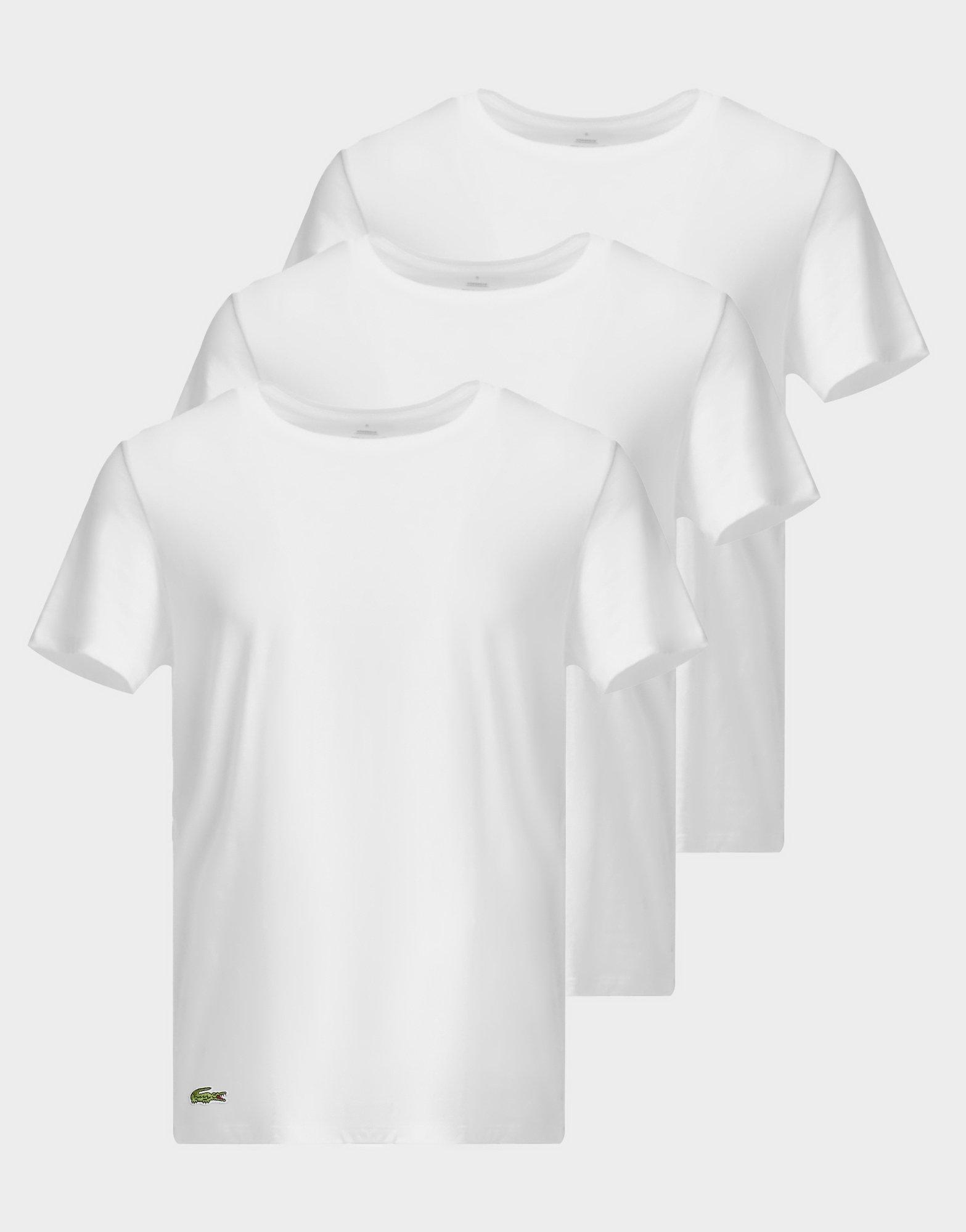 Lacoste 3 Pack Slim T-Shirts