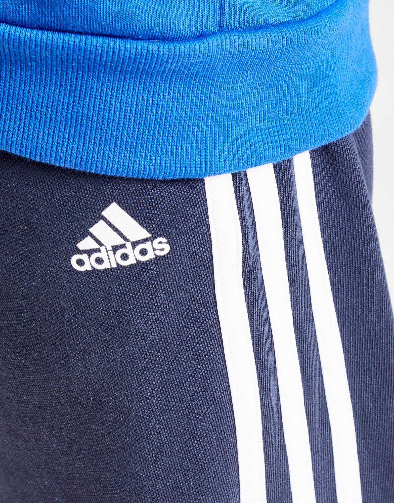 blue adidas tracksuit junior