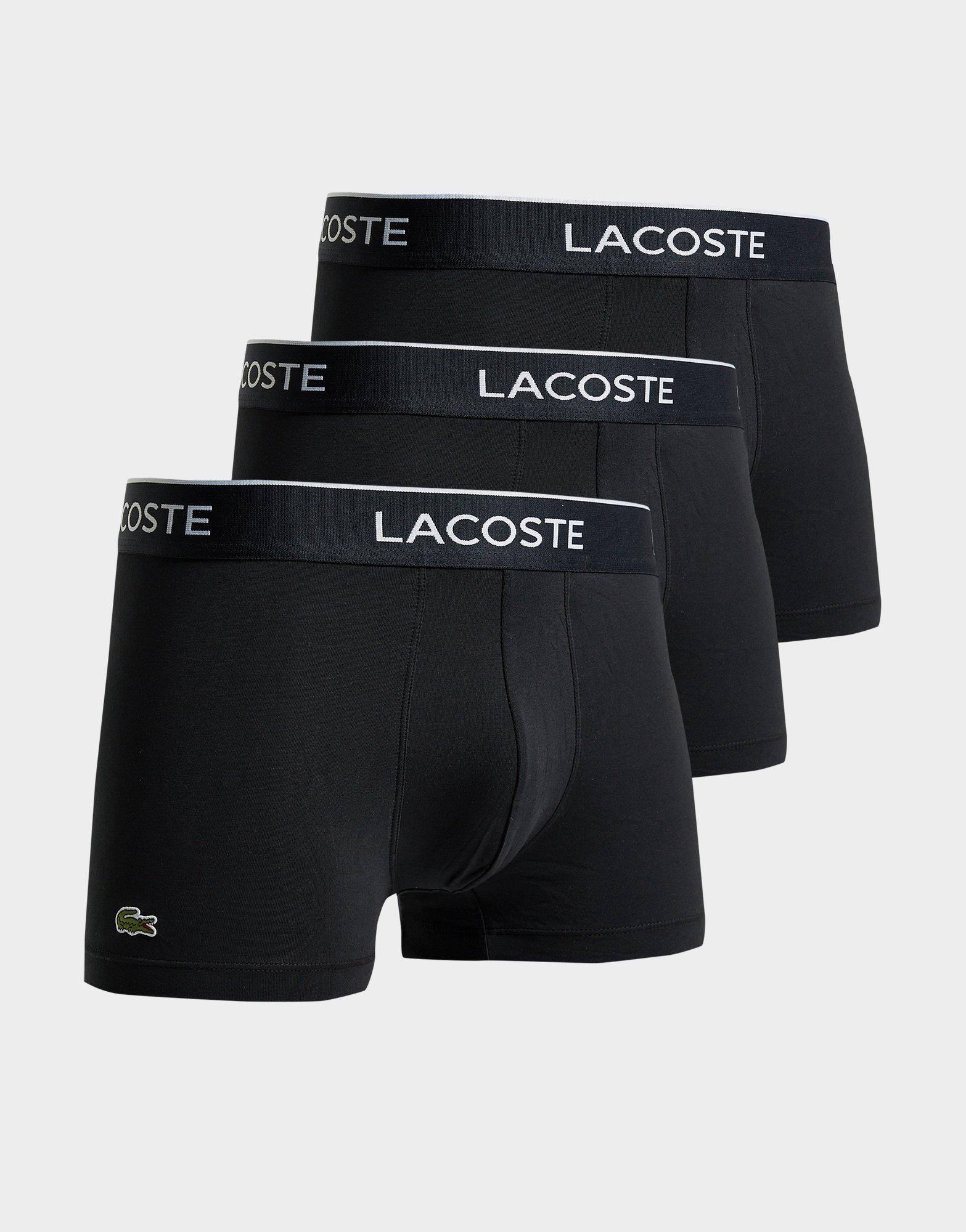 Lacoste pack de 3 en Negro | JD Sports