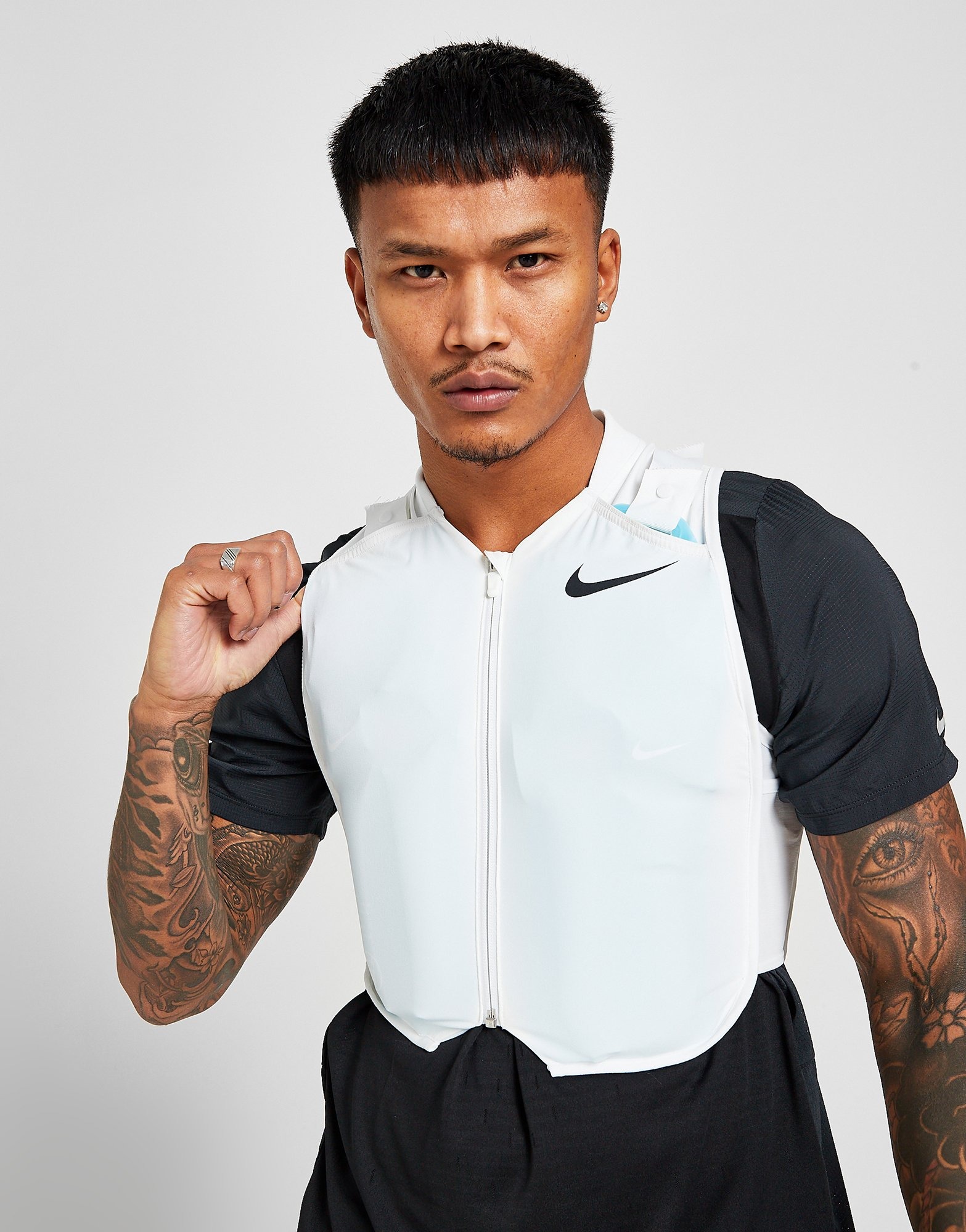 White Nike Precool Running Vest JD Sports Malaysia