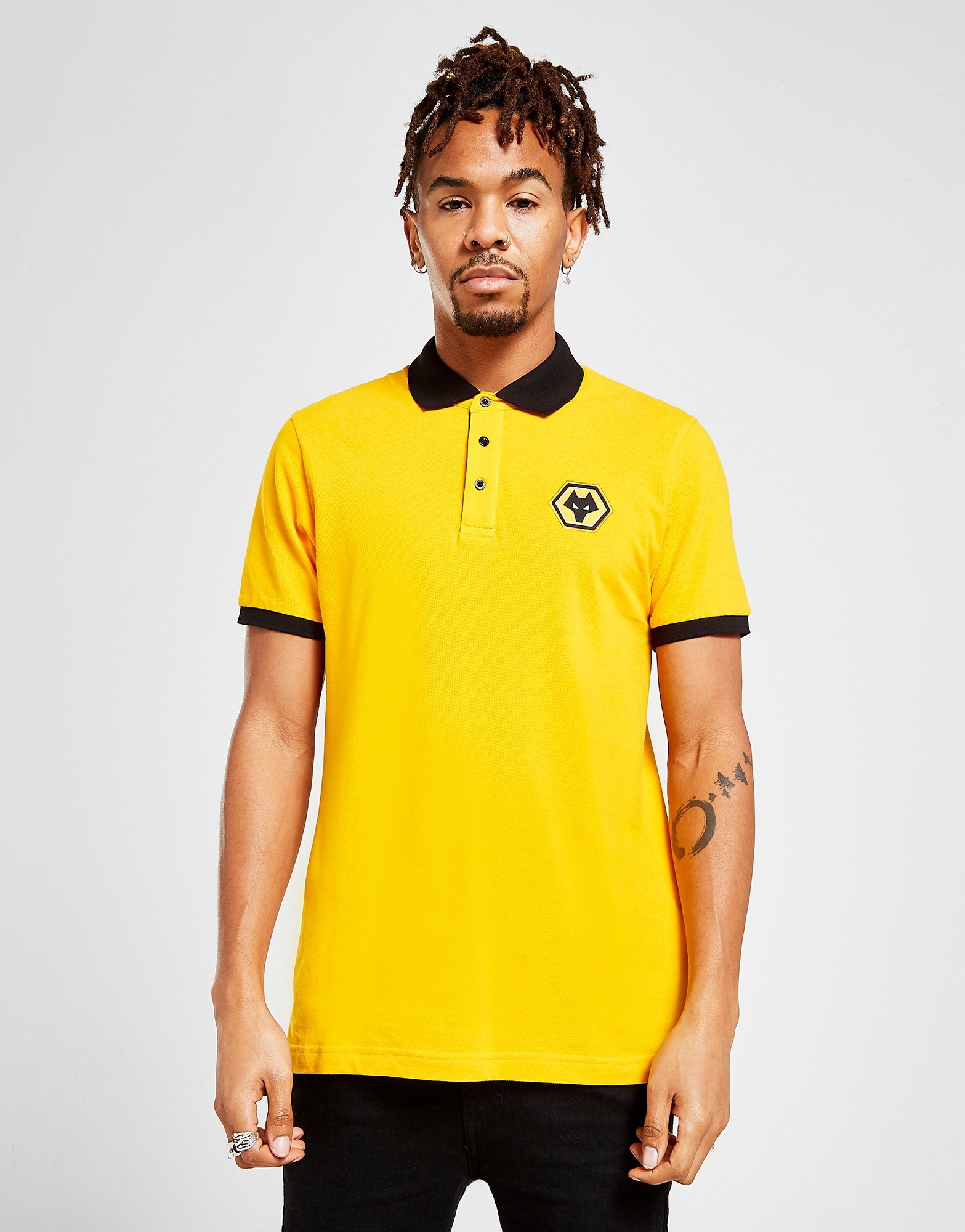 Yellow Official Team Wolverhampton Wanderers FC Essential Polo Shirt