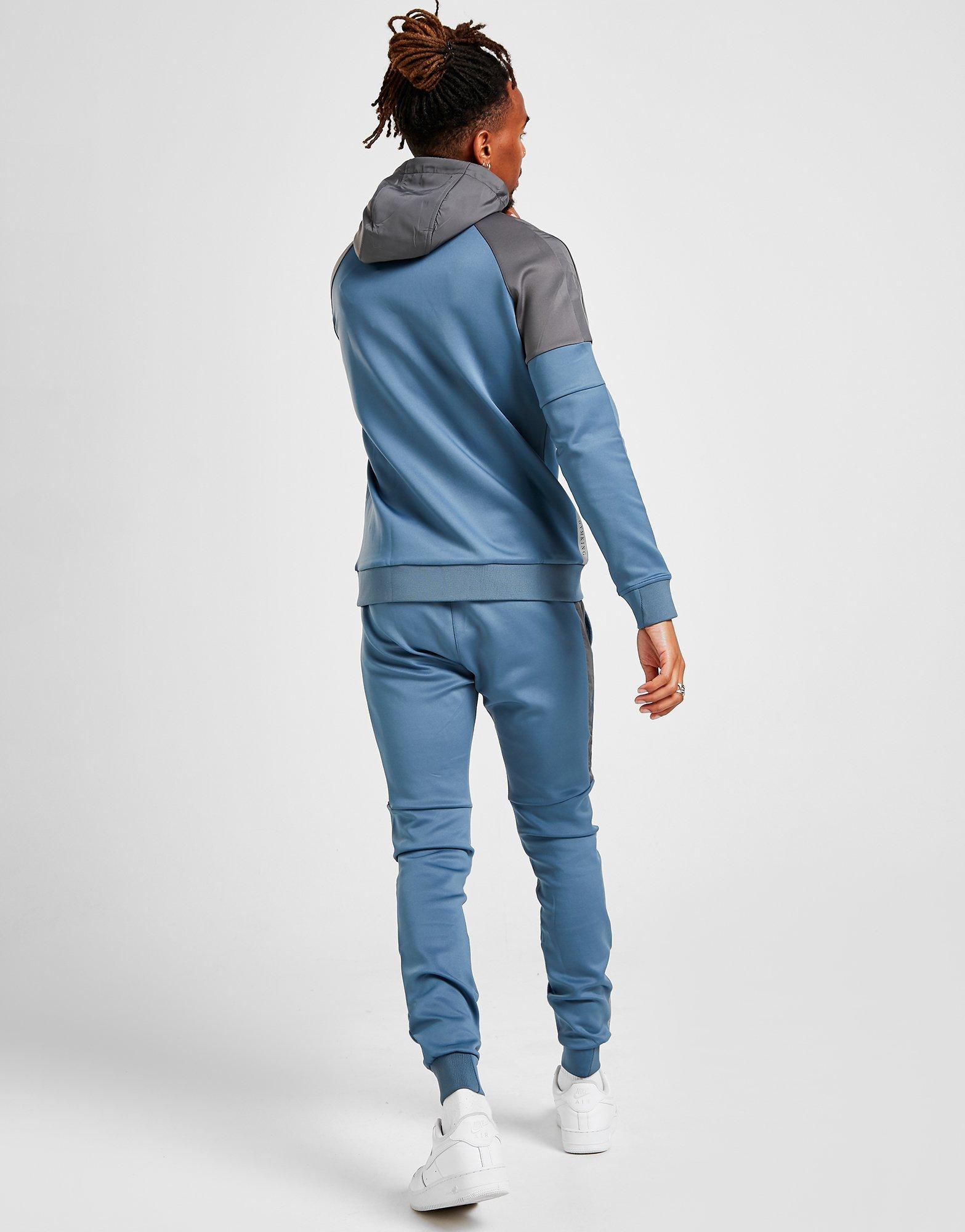 blue gym king tracksuit