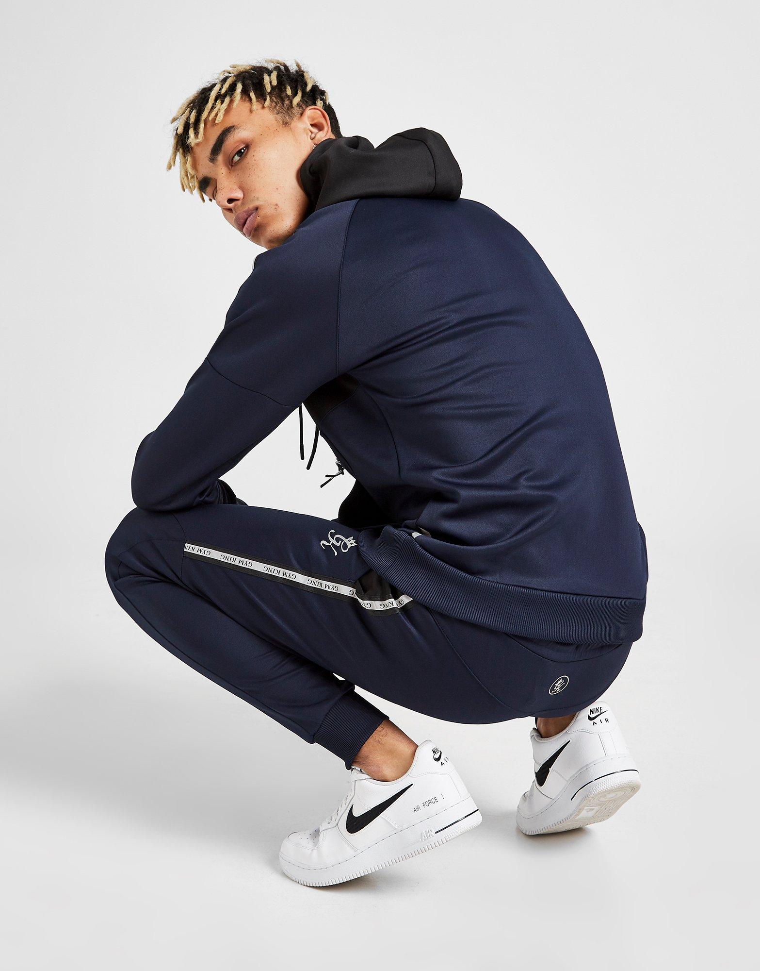 navy gym king tracksuit