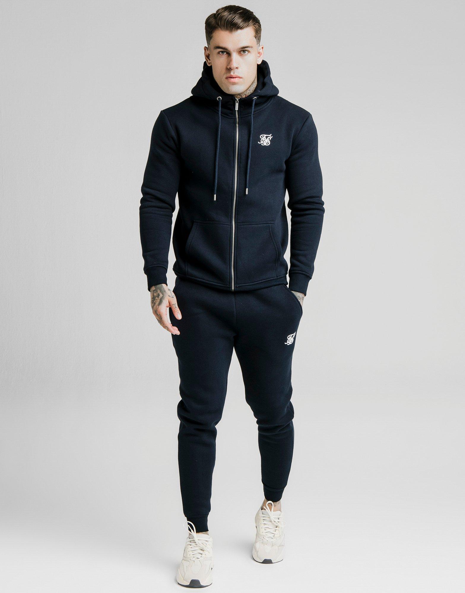 blue siksilk hoodie