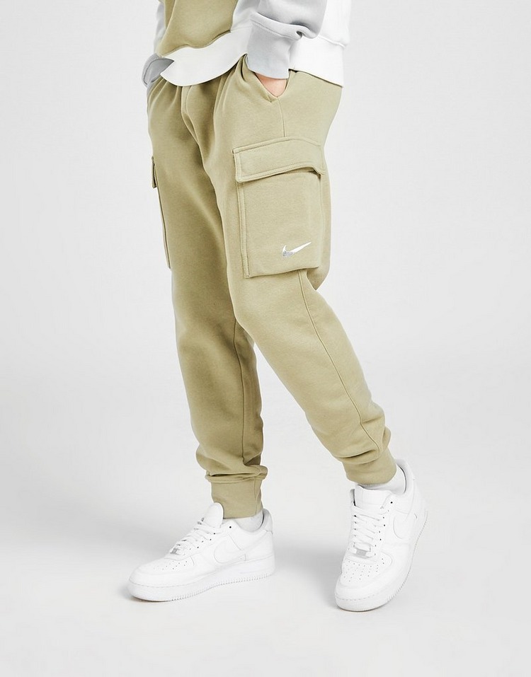 air print fleece cargo jogger