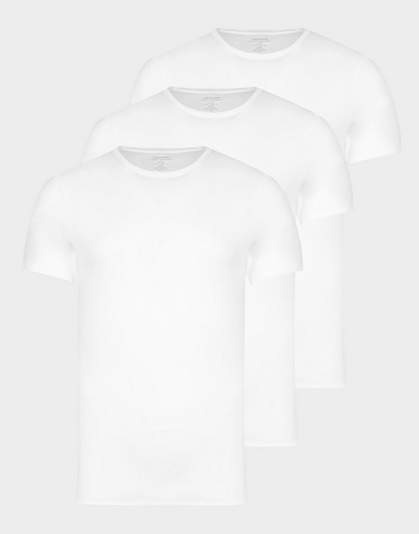 Calvin Klein Underwear 3 Pack Short Sleeve Lounge T-Shirts