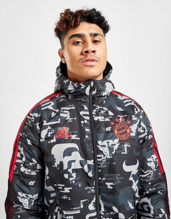 Black Adidas Fc Bayern Chinese New Year Jacket Jd Sports